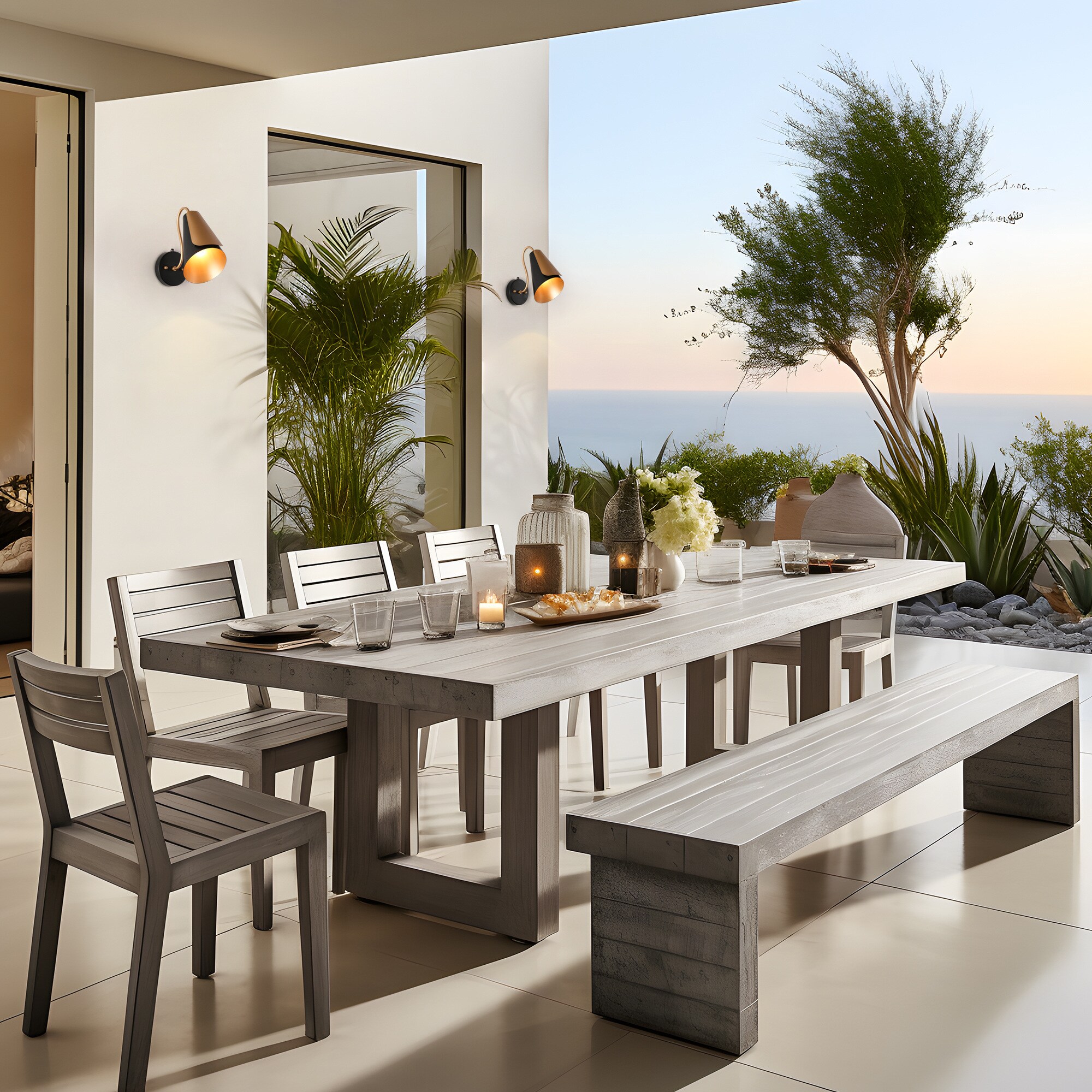 LNC HL005226BG Outdoor-Wall-Lighting - View #3