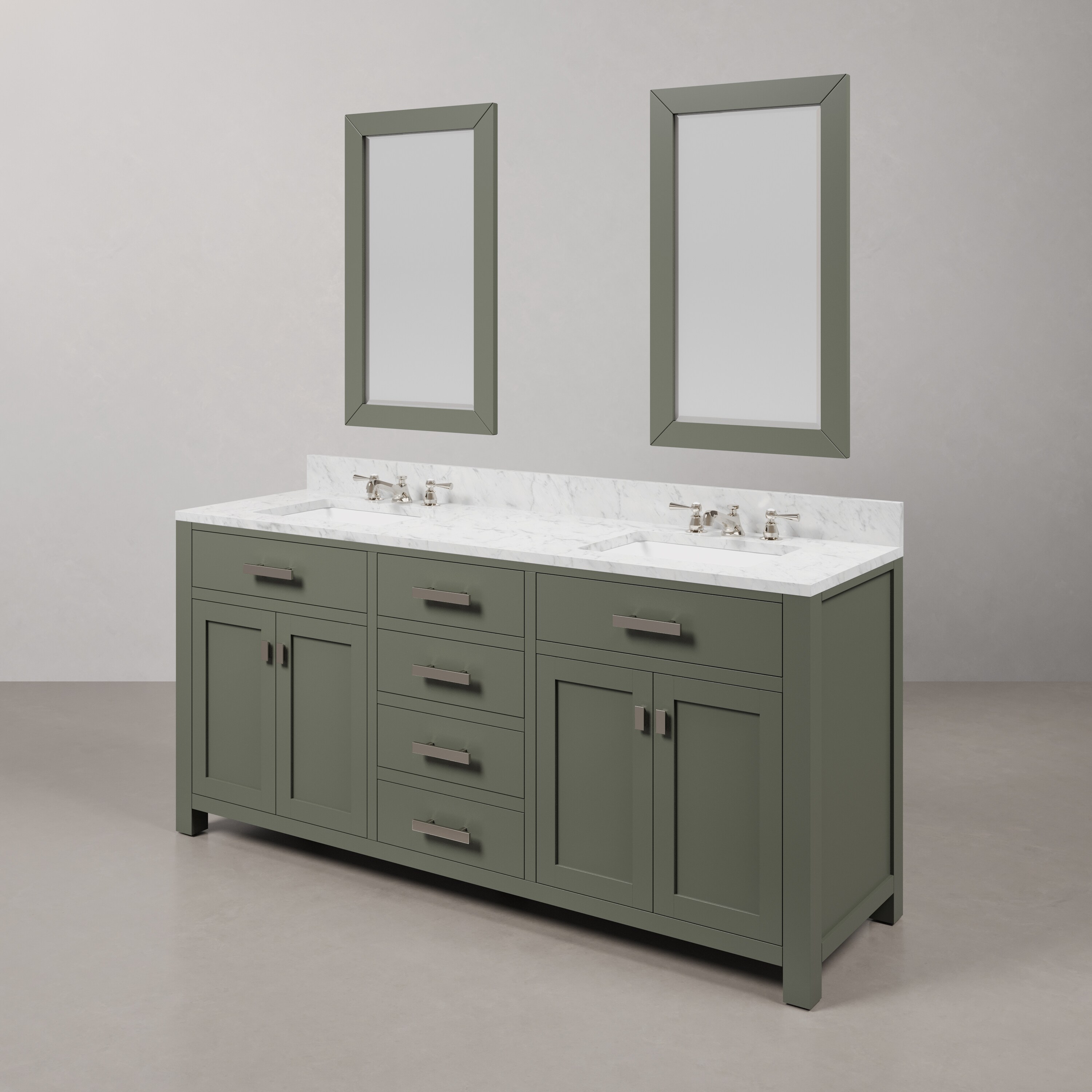 Water Creation MS72CW01GN-R21TL0901 Bath-Vanity-Combo - View #4
