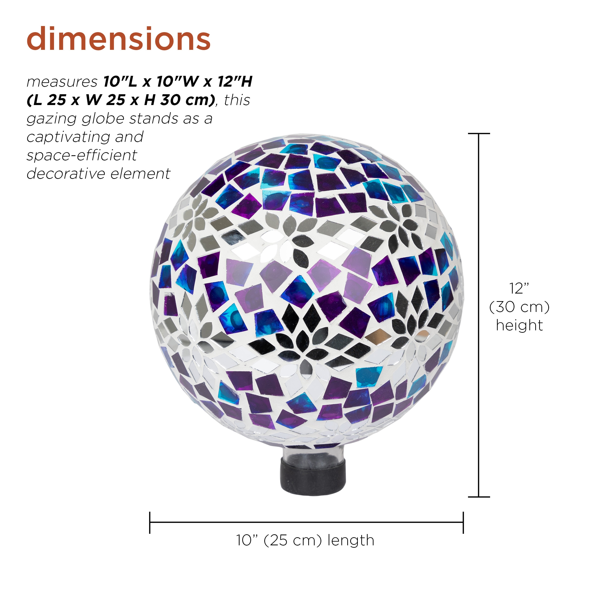 Alpine Corporation HMD218 Gazing-Ball-Stand - View #7