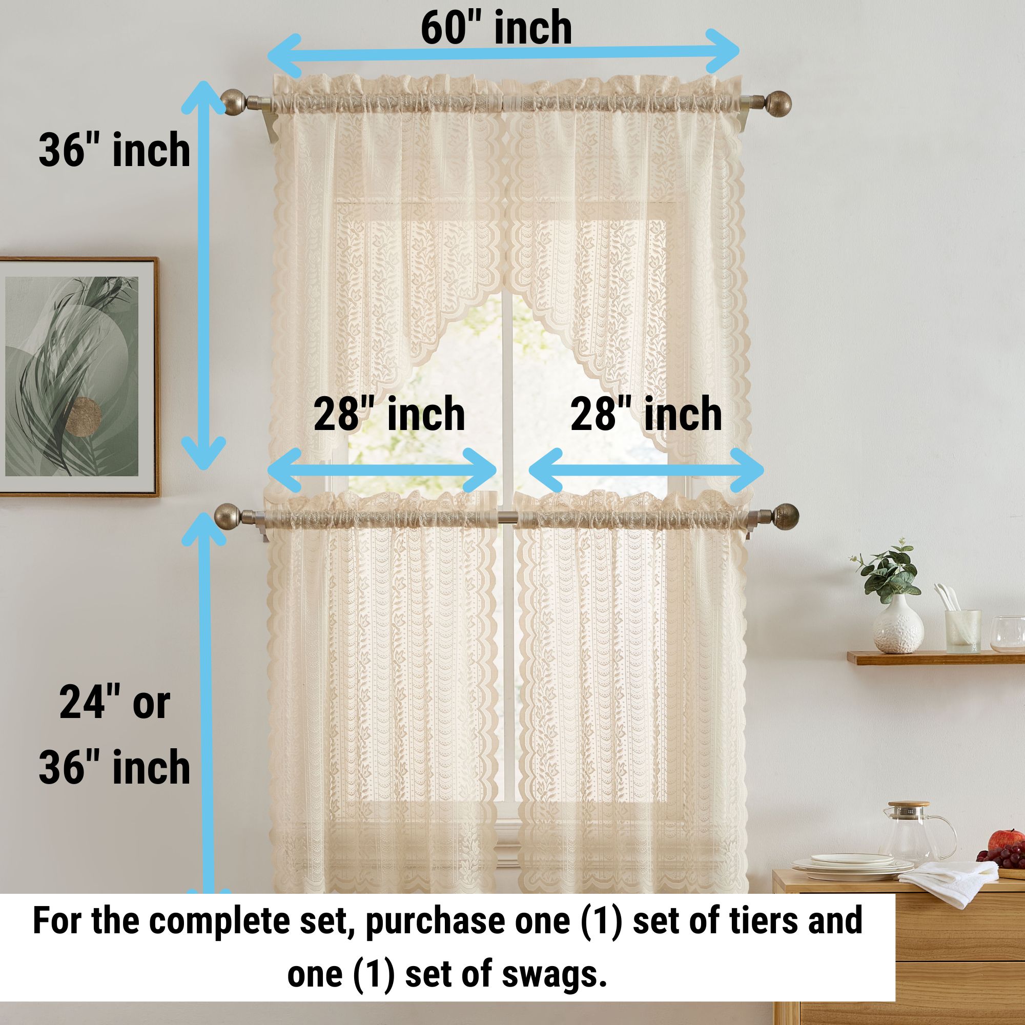 HLC.me SPHA-36-TAUP valances - View #4
