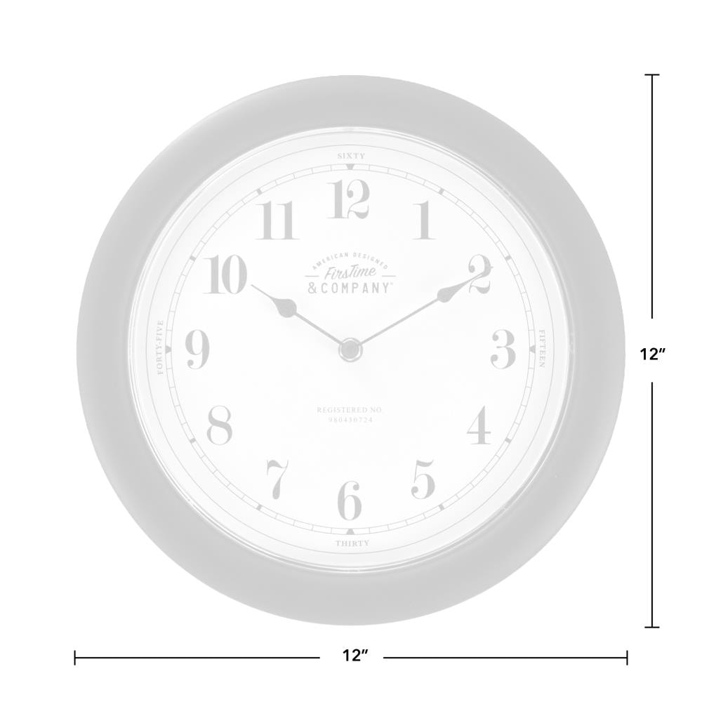 FirsTime 99709 Indoor-Outdoor-Clocks - View #3