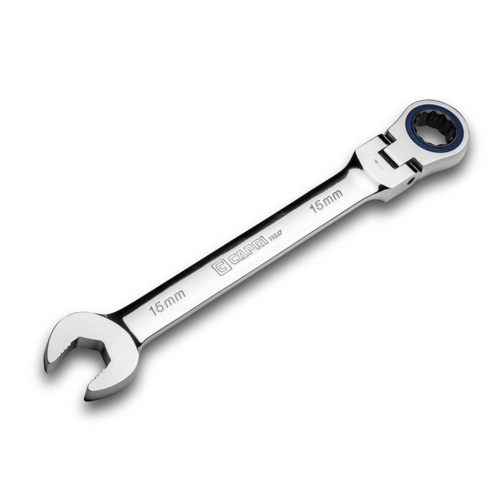 Pro 72 Tooth Drive BGS 30002-15 15 mm Ratchet Flexi Head Combi Spanner