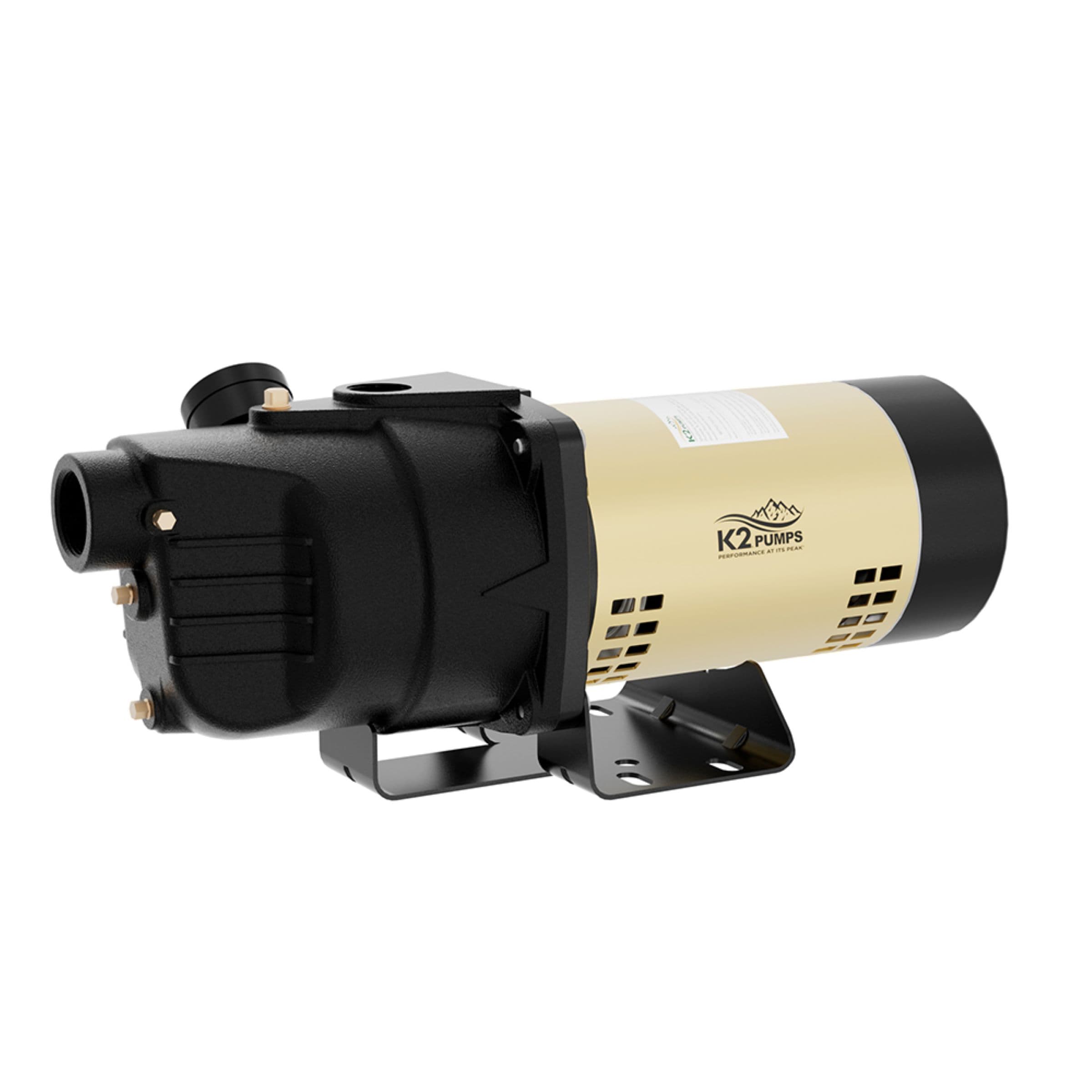 K2 Pumps WPS05001K 1/2-HP 115 and 230 -Volt 8-Gallon Cast iron Shallow well jet pump