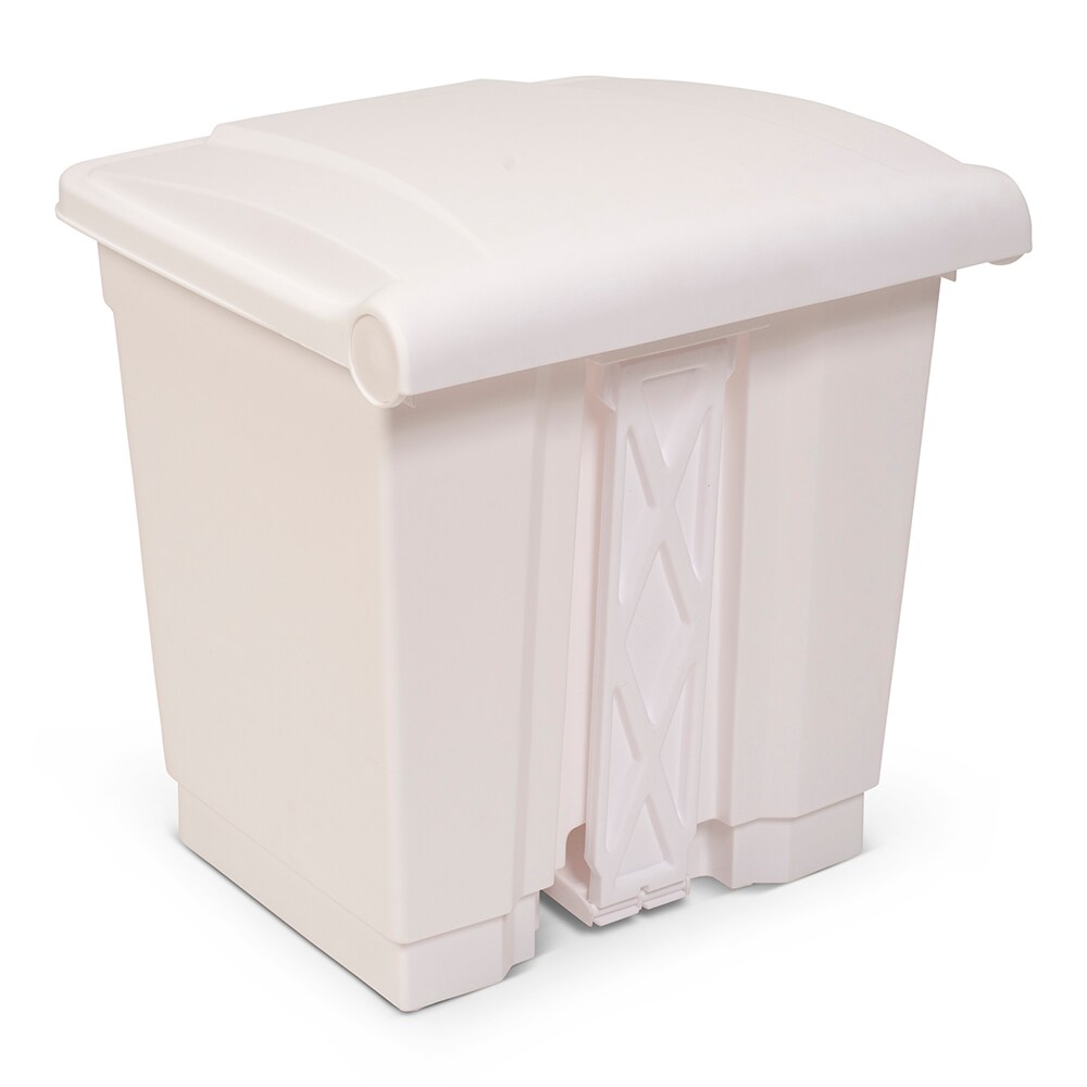 toter-8-gallons-white-plastic-kitchen-trash-can-with-lid-indoor-at