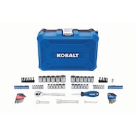 Kobalt 92-Pcs Standard and Metric Polished Chrome Mechanics Tool Set Deals