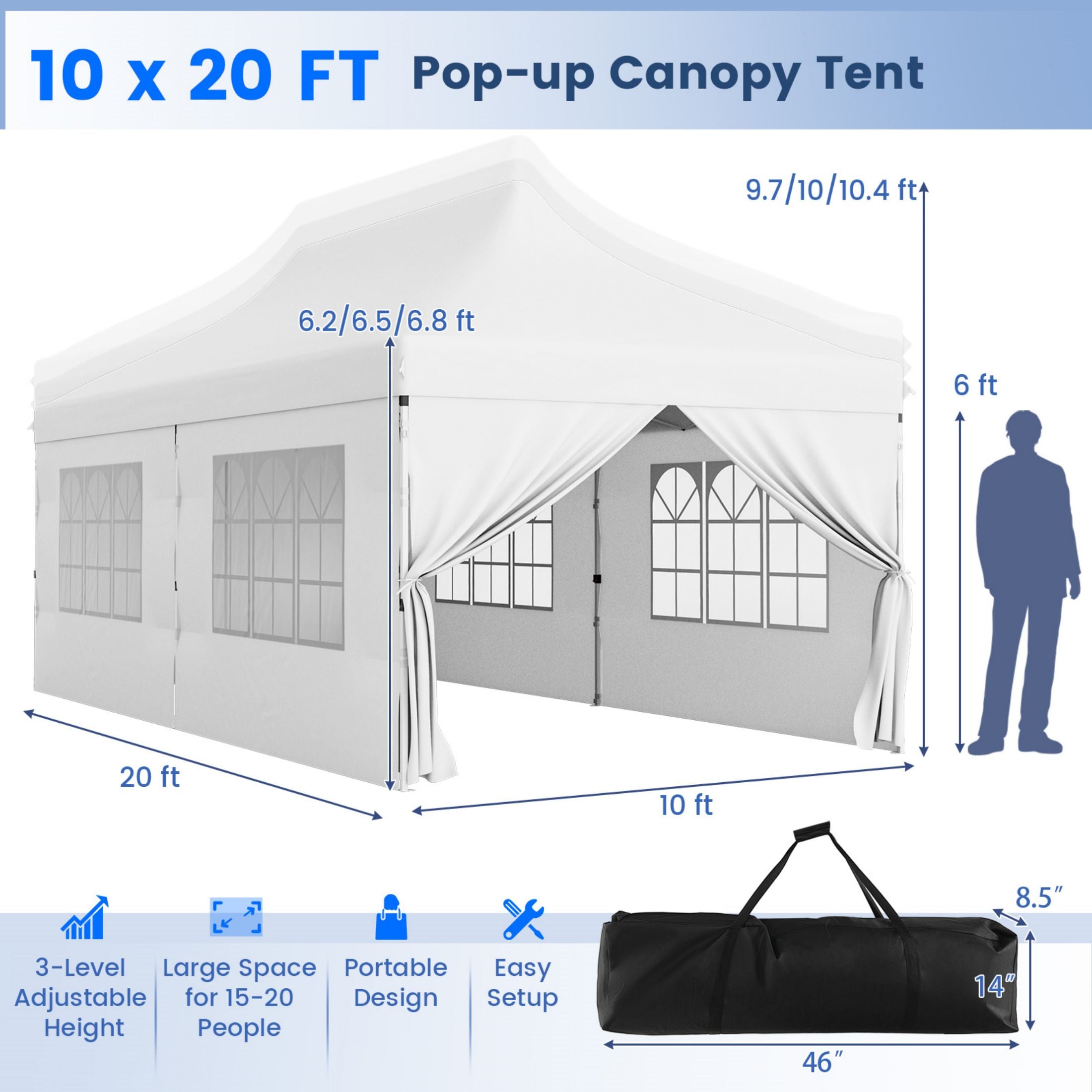 LIVIZA TDZ11453WH Canopies-Sl - View #2