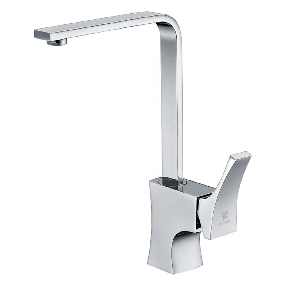  1840100-UPC Chrome Single Handle High-arc Filtered Kitchen Faucet with Sprayer