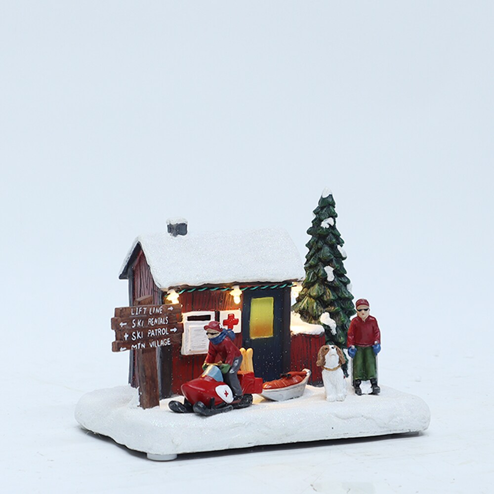 Carole Towne Ct Devon Bakery Lighted Village Scene in the Christmas  Villages department at