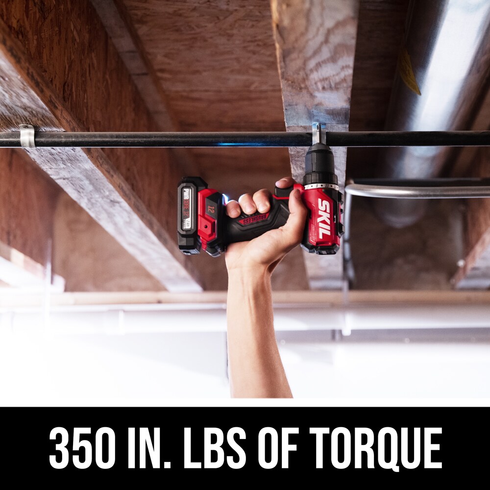 SKIL 12-volt 5-Tool Brushless Power Tool Combo Kit (2-Batteries Included and Charger Included)