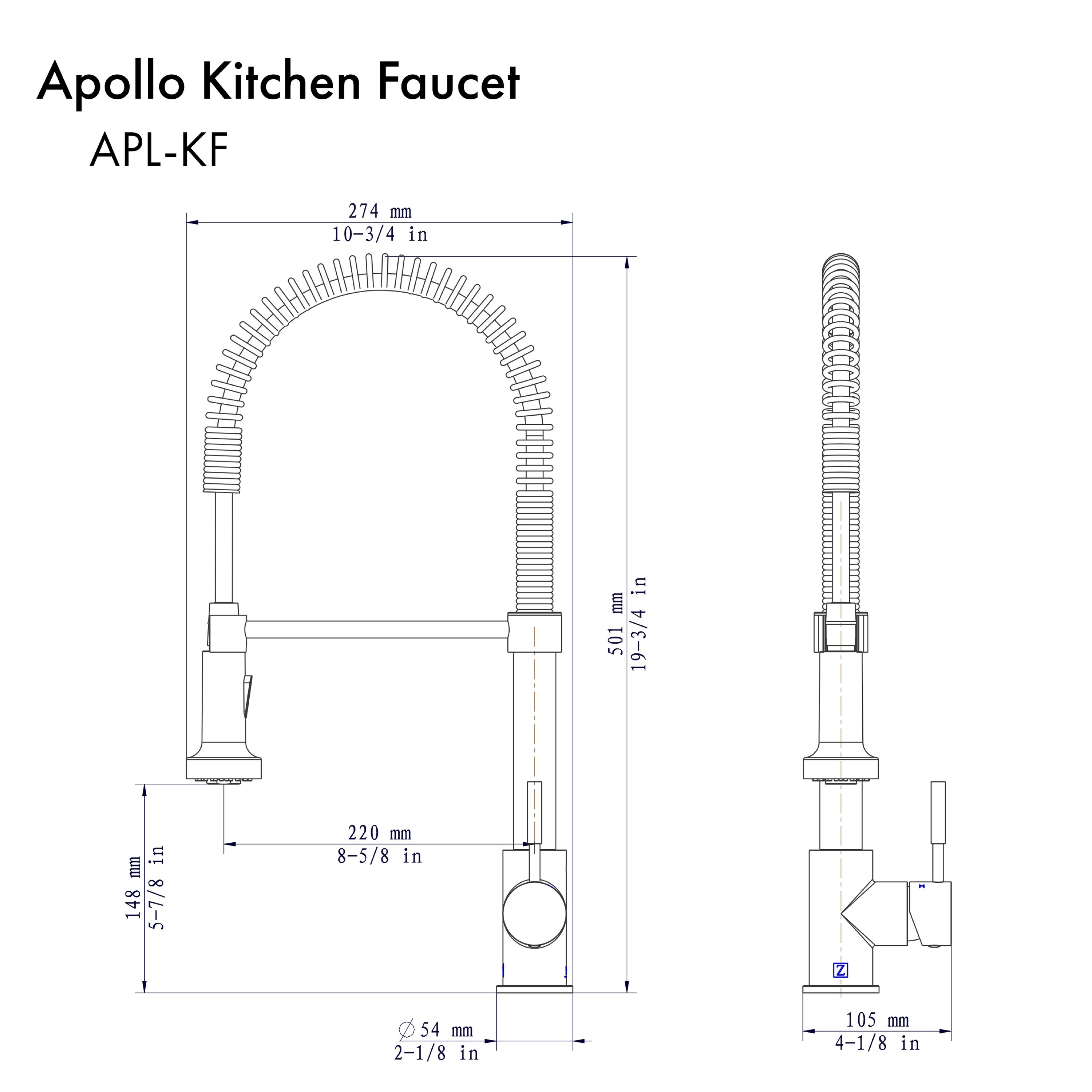 ZLINE KITCHEN & BATH APL-KF-CB Kitchen-Faucets - View #5