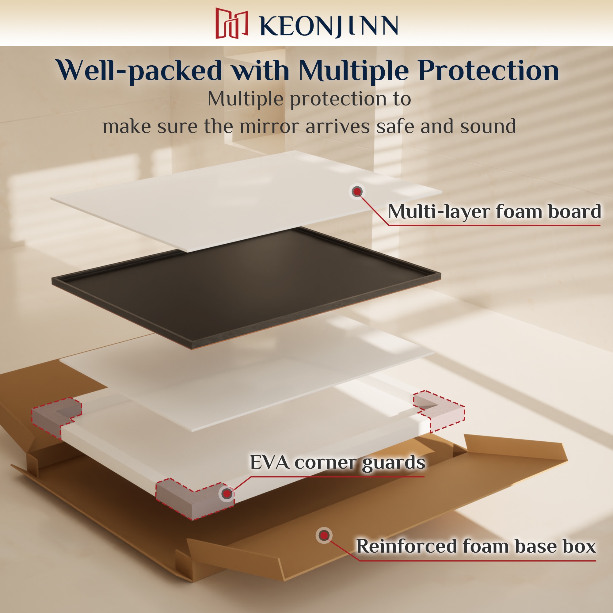 Keonjinn LW-JSK-XB-10175-OB Decor-Mirrors - View #9