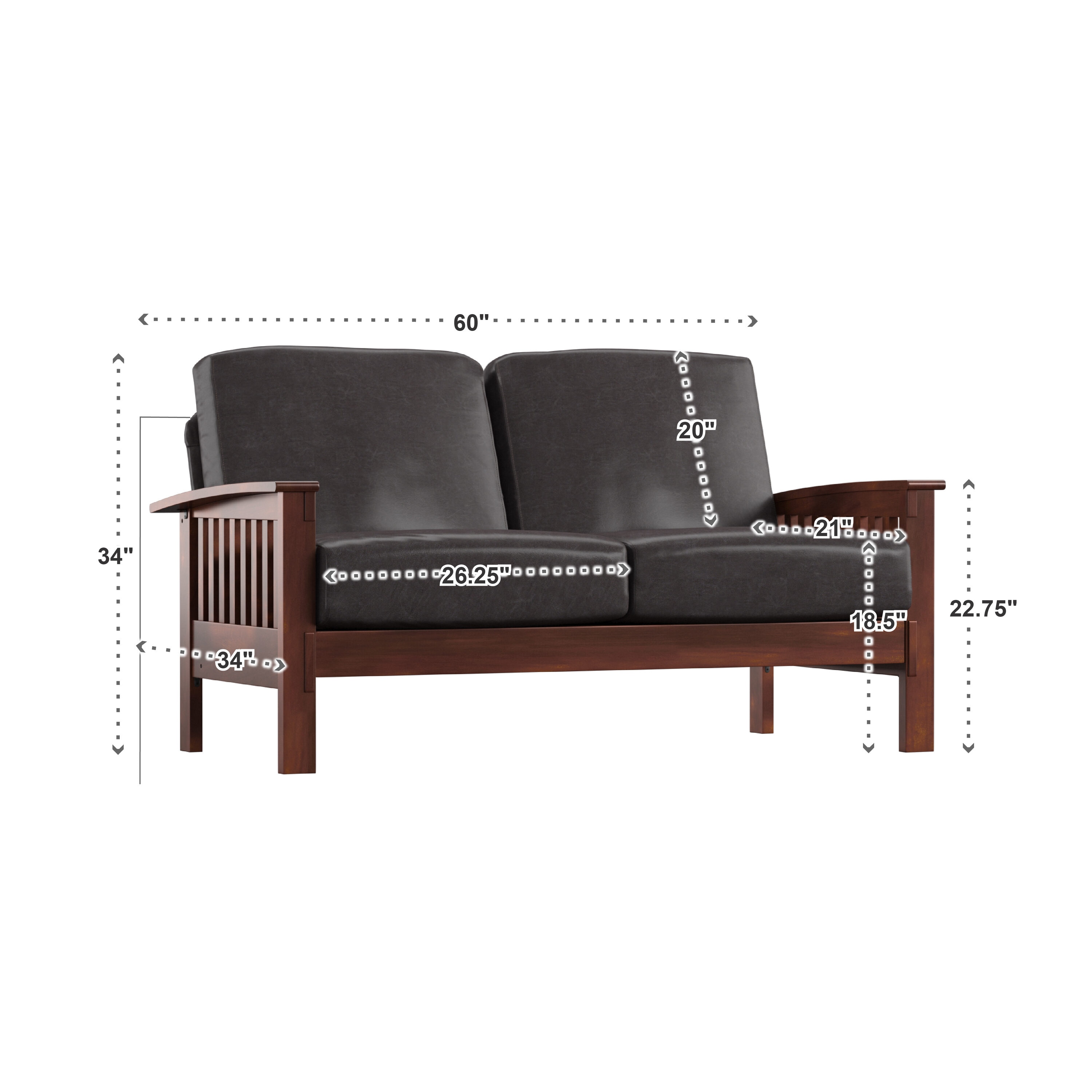 Home Sonata 559912-2BC Sofas-Loveseats - View #7