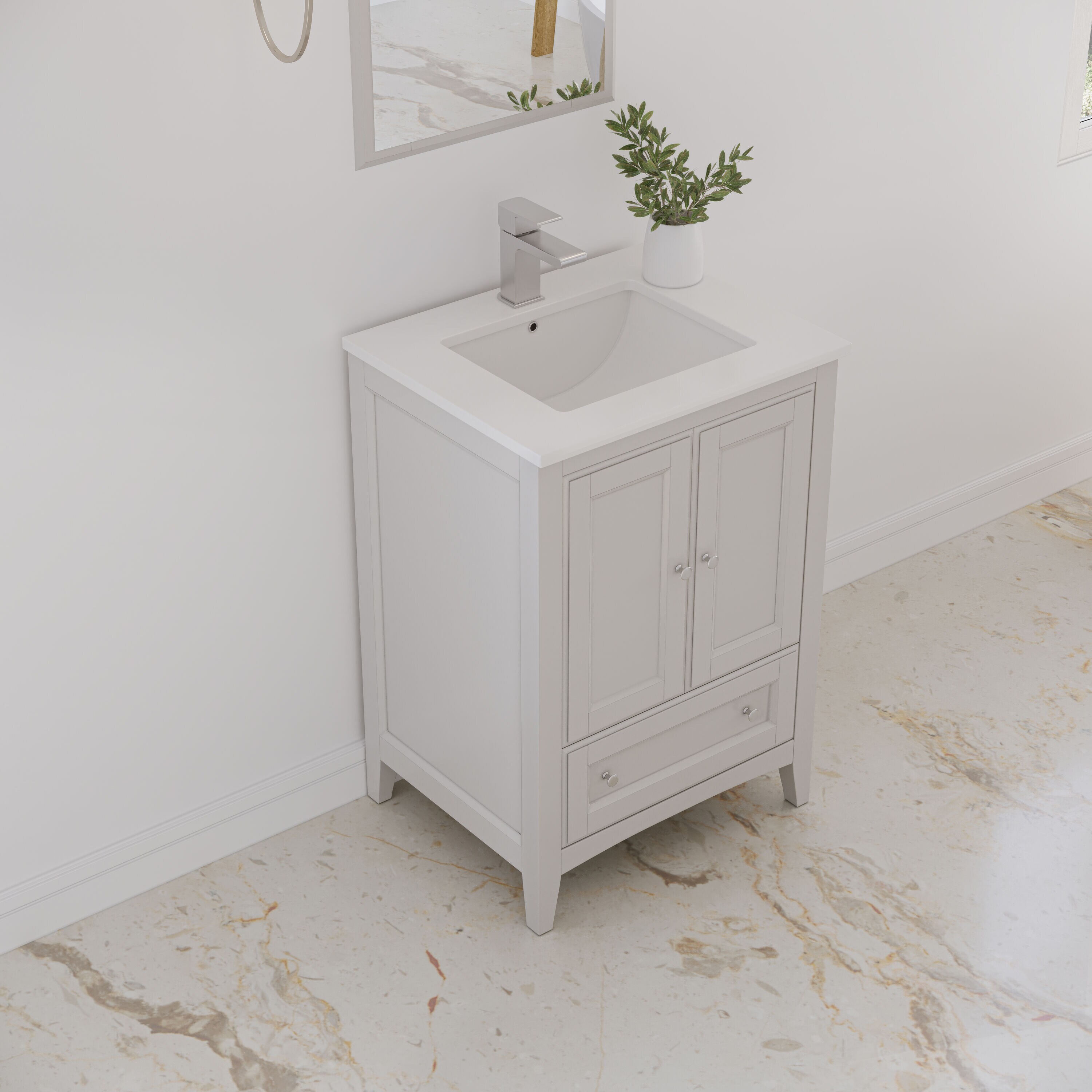 Fresca FVN2024AW Bath-Vanity-Combo - View #4