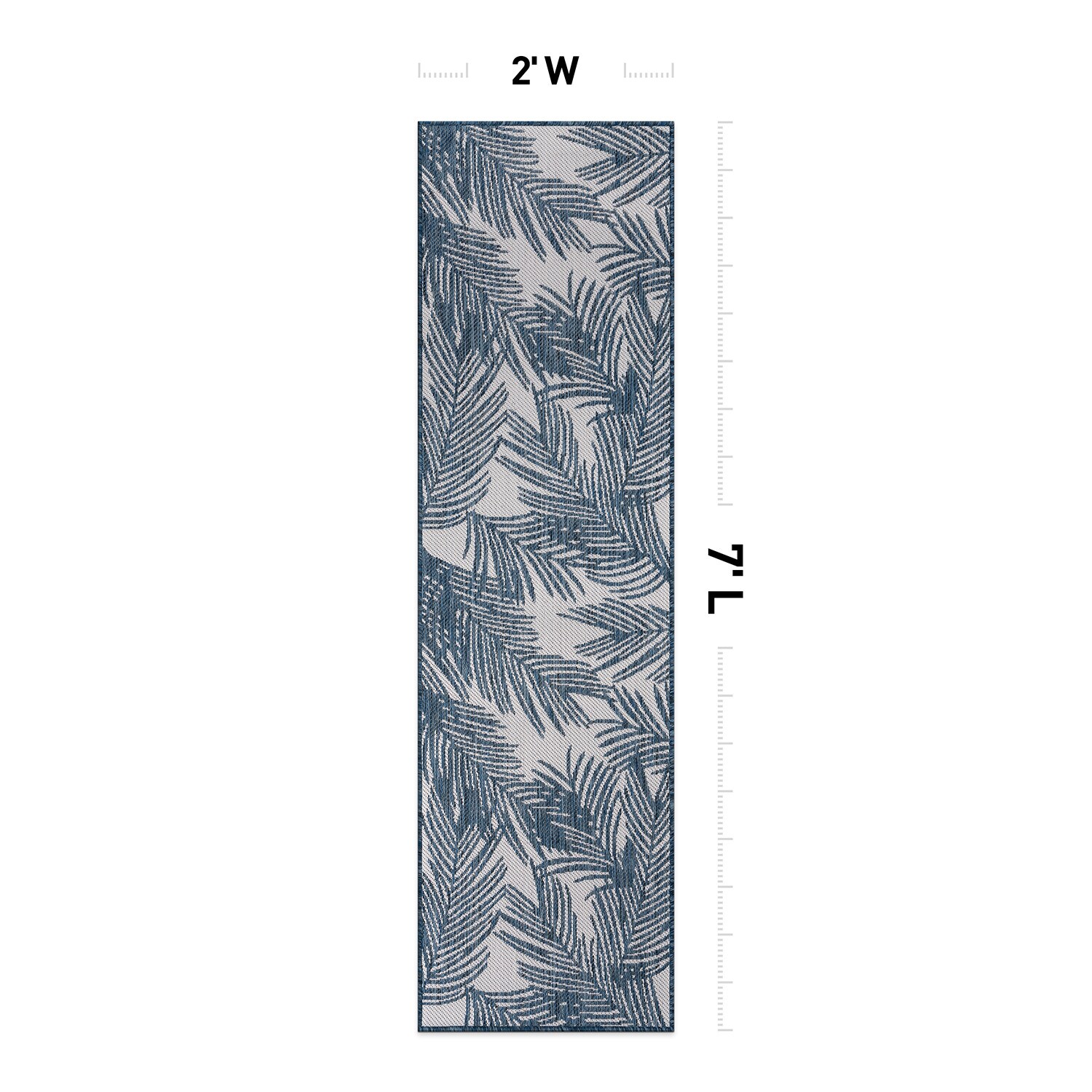 World Rug Gallery 117NAVY2X7 rugs - View #3
