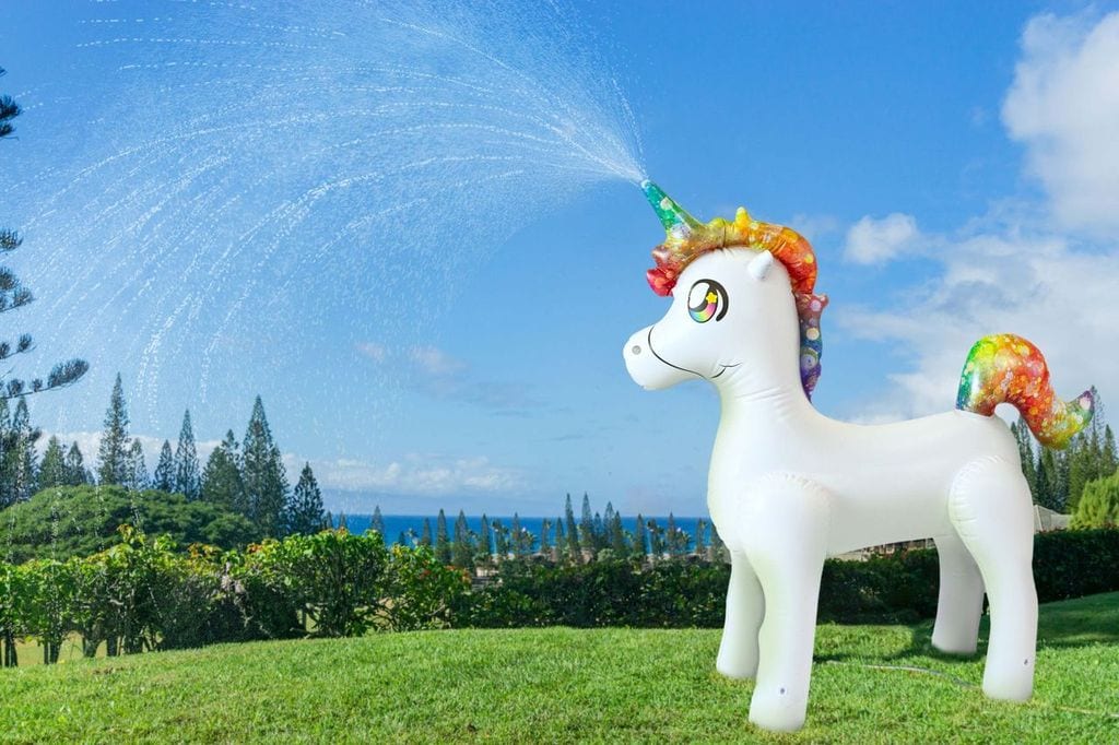 PoolCandy Gigantic 6' Unicorn Sprinkler In The Pool Toys & Floats ...