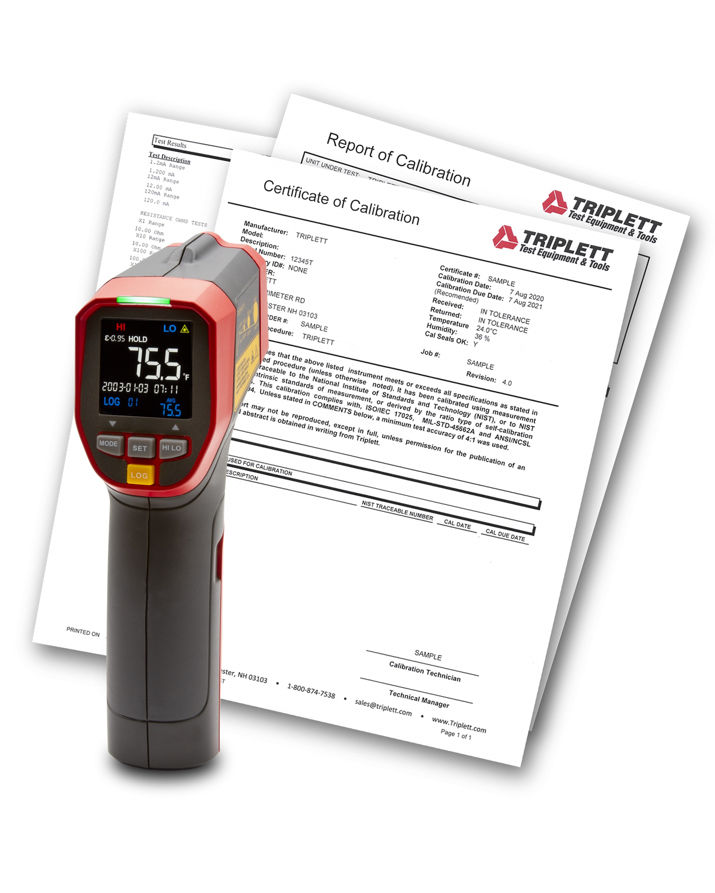 TRIPLETT IRT350-NIST Specialty-Meters - View #2