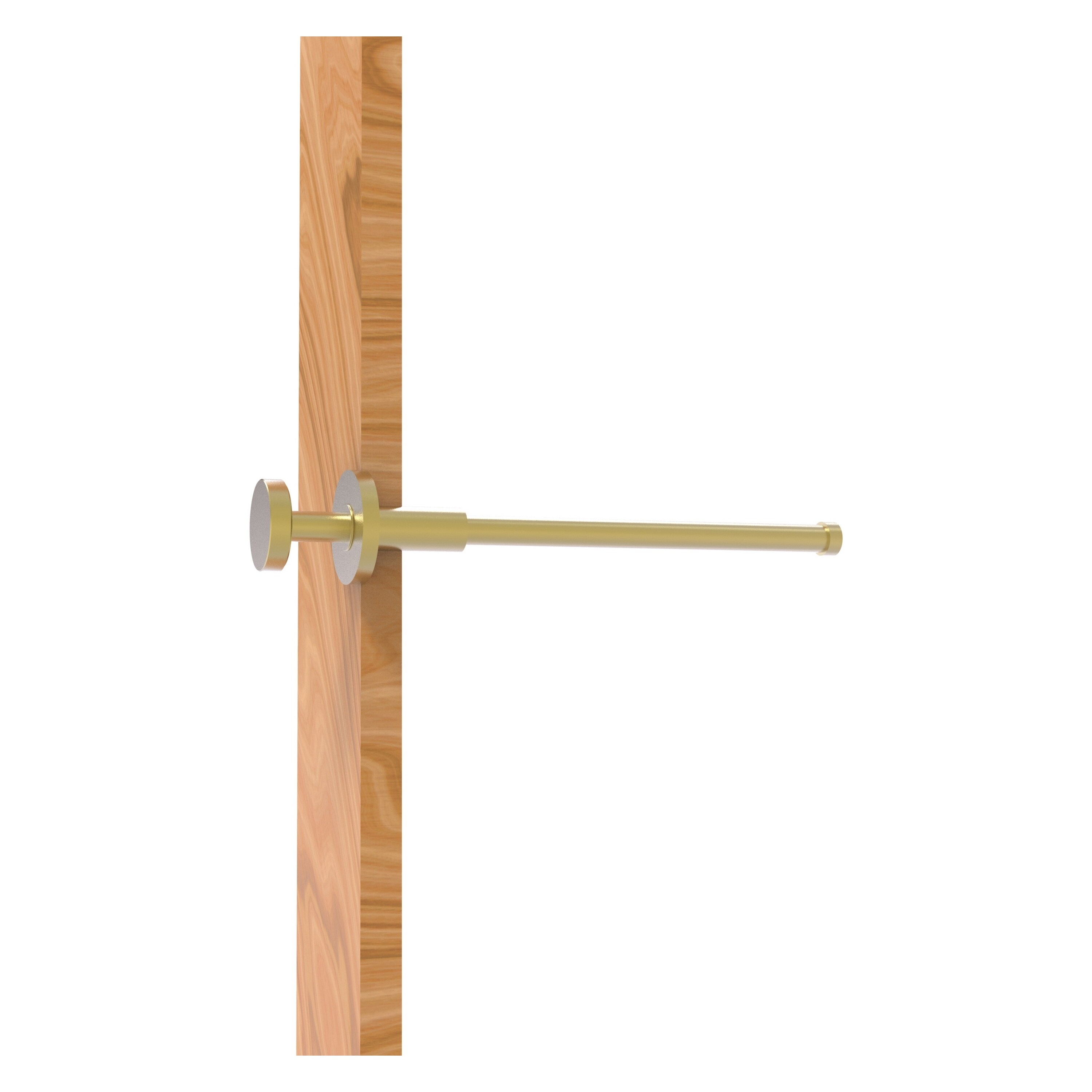 Allied Brass FR-23-SBR Fresno Satin Brass Single -Hook Wall mount Towel Hook