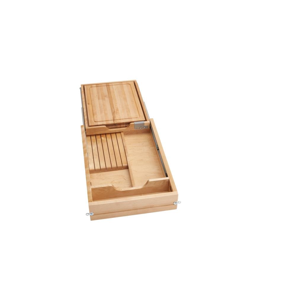 Rev-A-Shelf 4KCB-18SC-1 Wood Cutting Board Drawer Kit