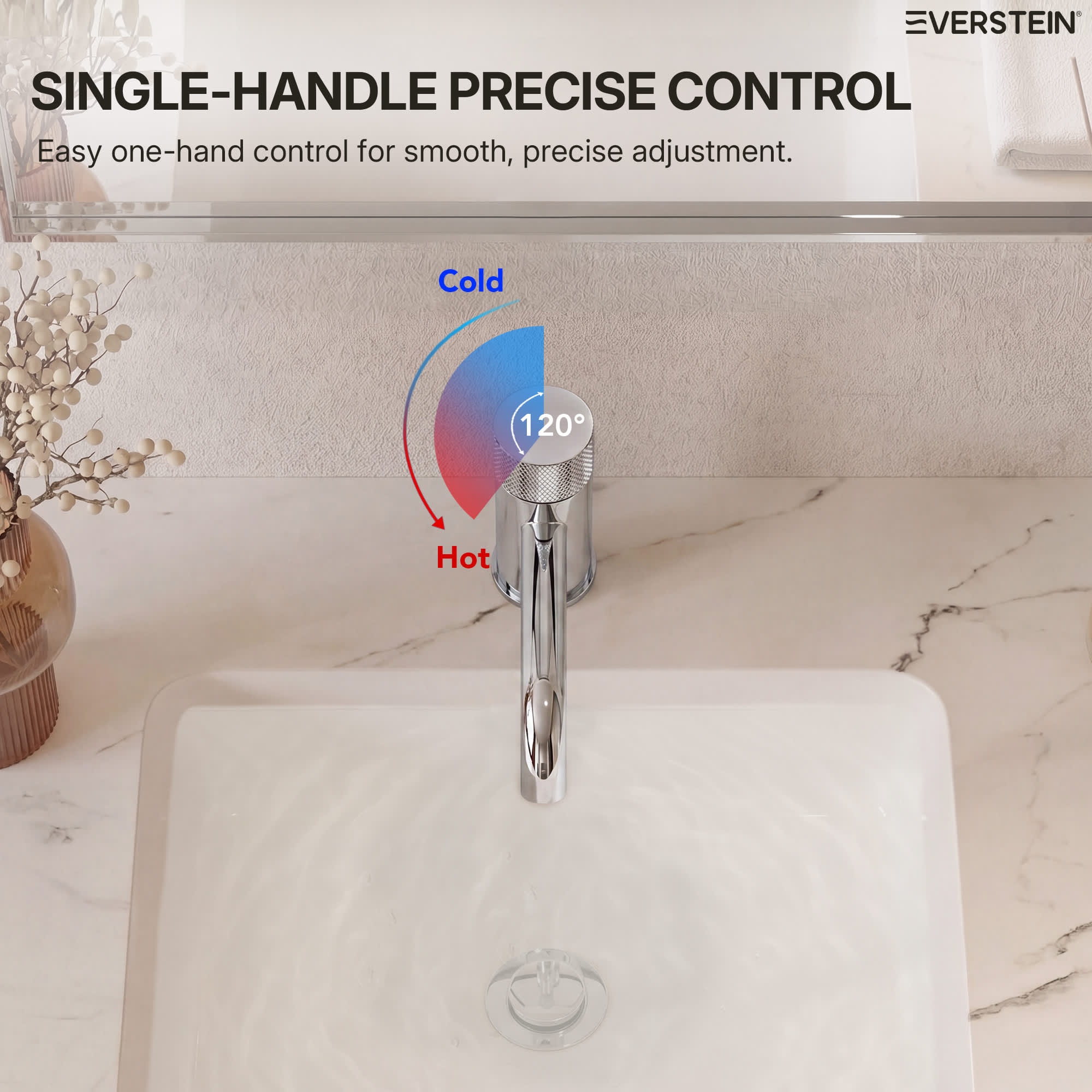 EVERSTEIN SFS-1166-CH Lavatory-Faucets - View #6