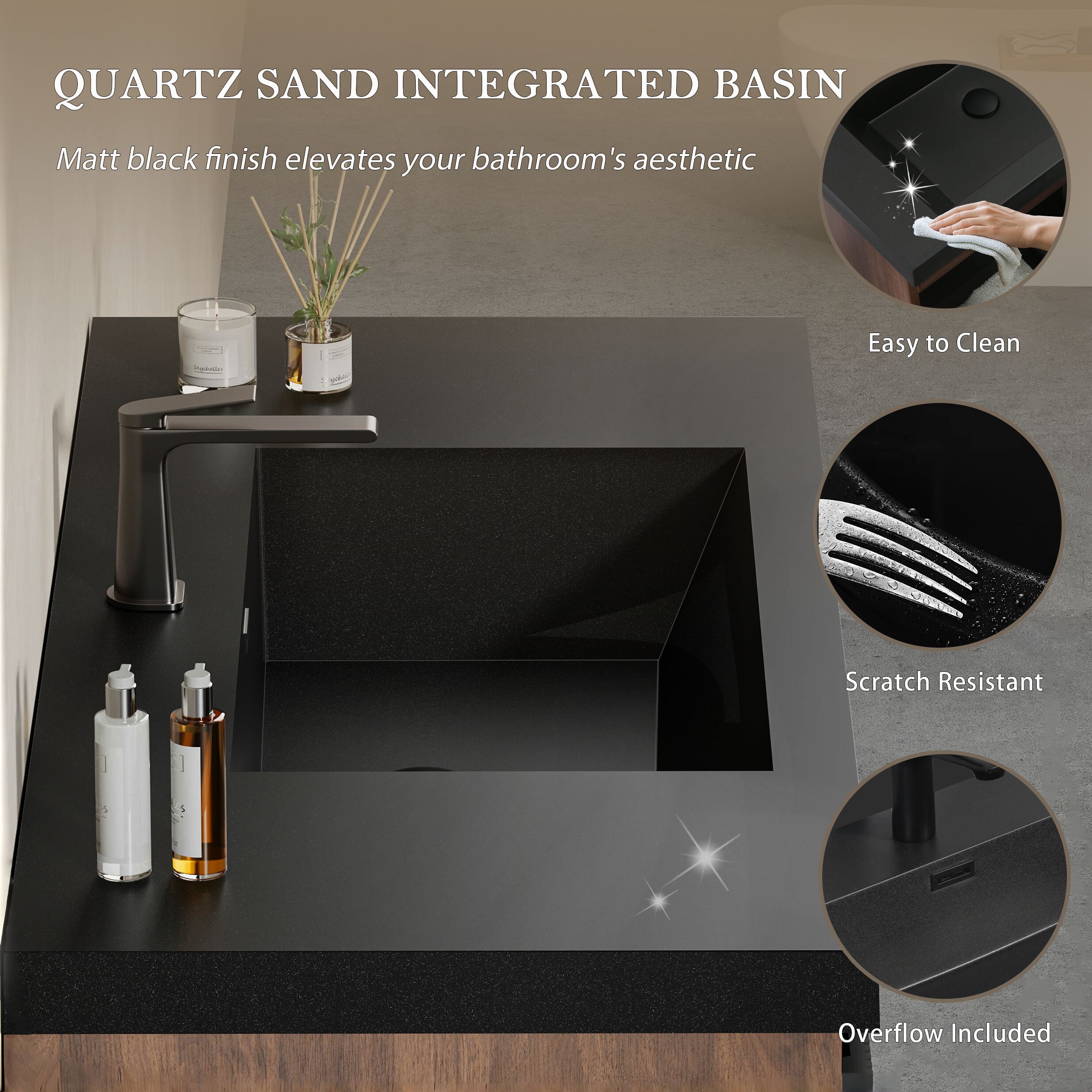 Forclover ABH-93BK30 Bath-Vanity-Combo - View #3