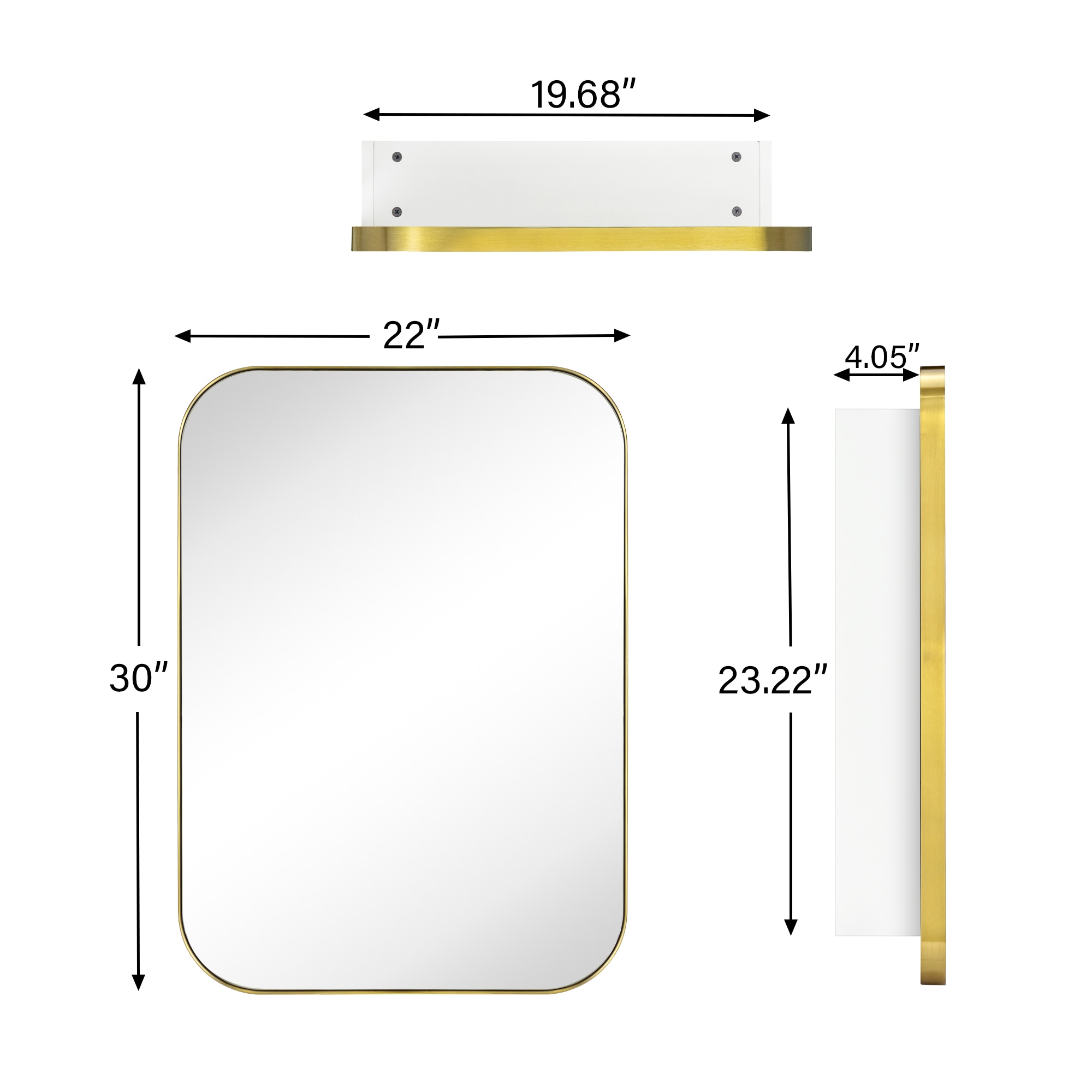 TEHOME GC-XB0016 Bathroom-Medicine-Cabinets - View #3