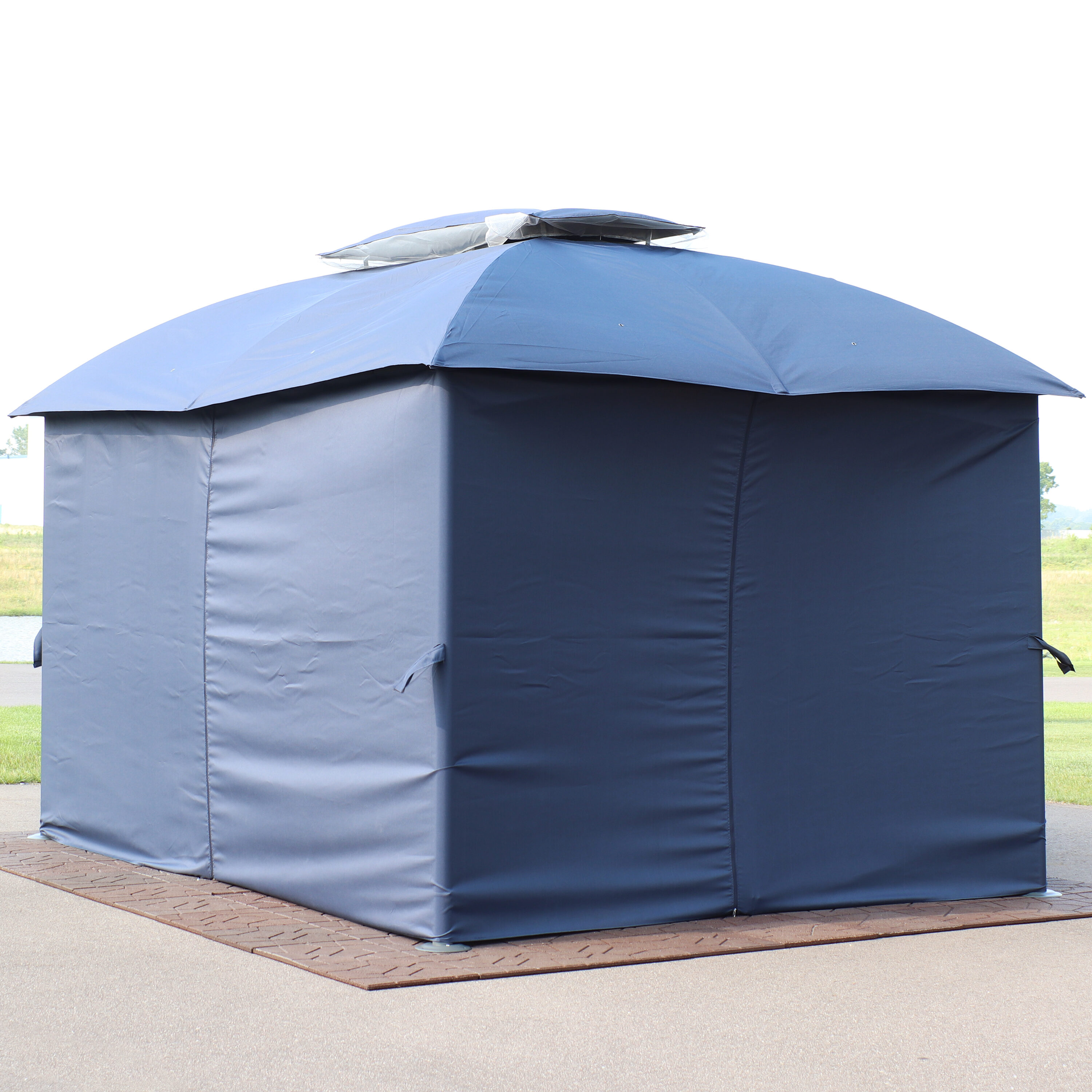 Sunnydaze Decor CRE-645 Wood-Resin-Gazebos - View #3