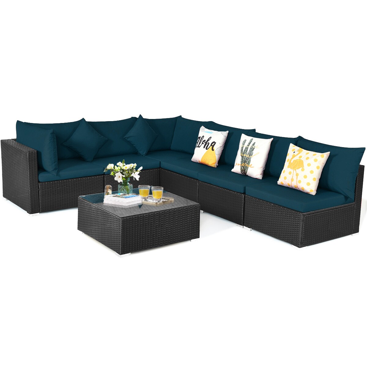 Slickblue D-CO-+BP95607WH Patio-Sofas-Daybeds - View #7