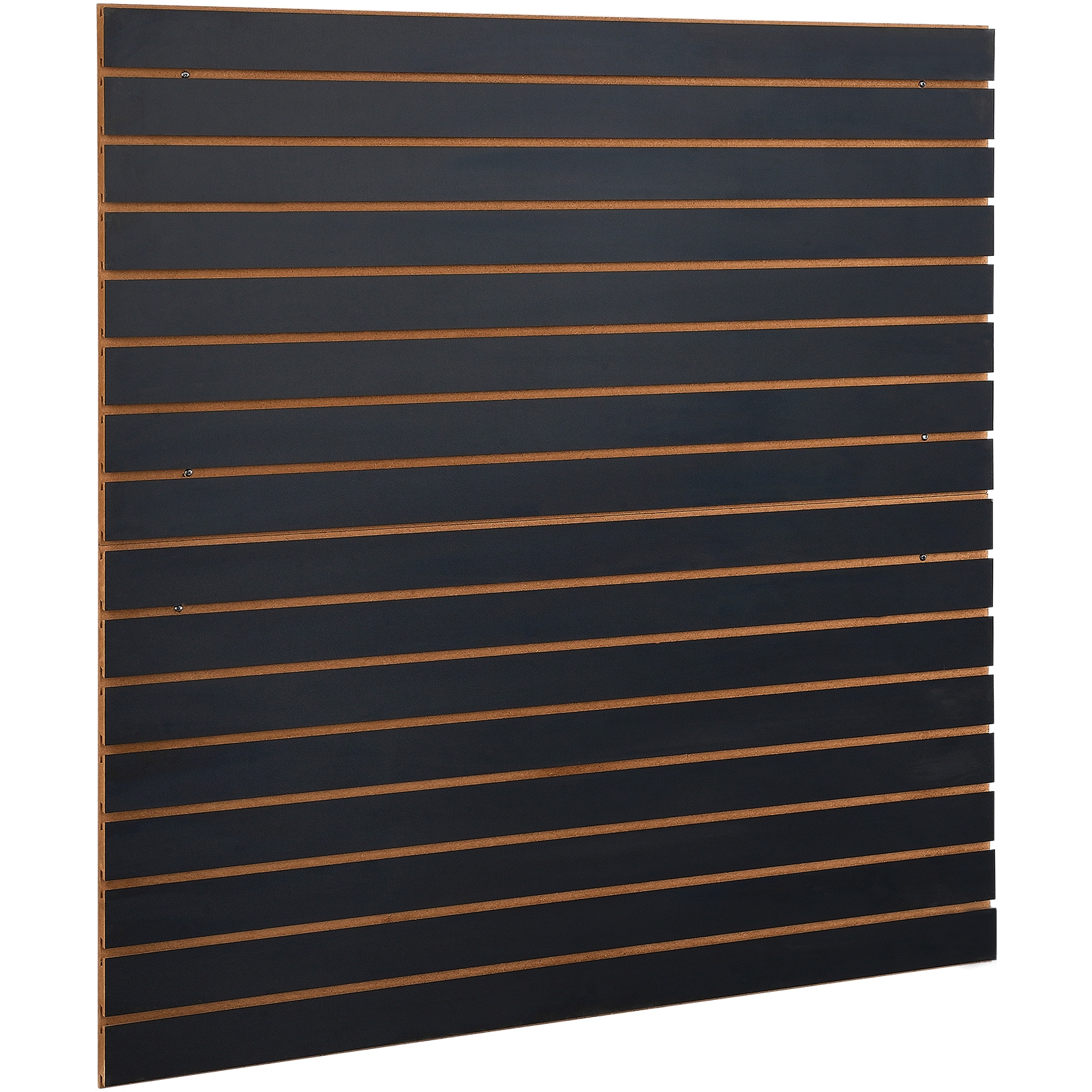 VEVOR Slatwall Panels 4 ft x 2 ft Black Garage Wall Panels 24in H x 48in L (Set of 2 Panels) Heavy Duty Garage Wall Organizer Panels Display for Retail Store Garage Wall and Craft Storage Organization #SCBTQBXWBF1602844V0