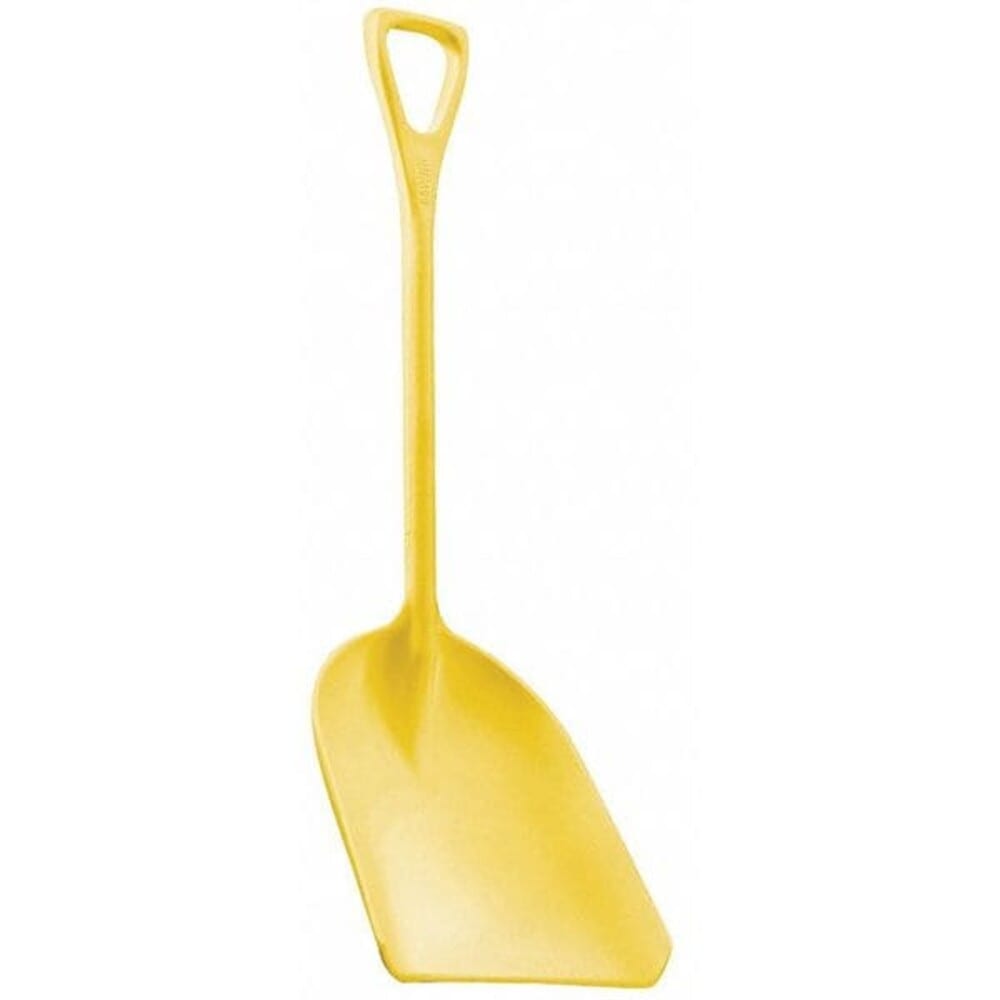 Remco  Hygienic Square Point Shovel Polypropylene Blade 28 in L Yellow 69826