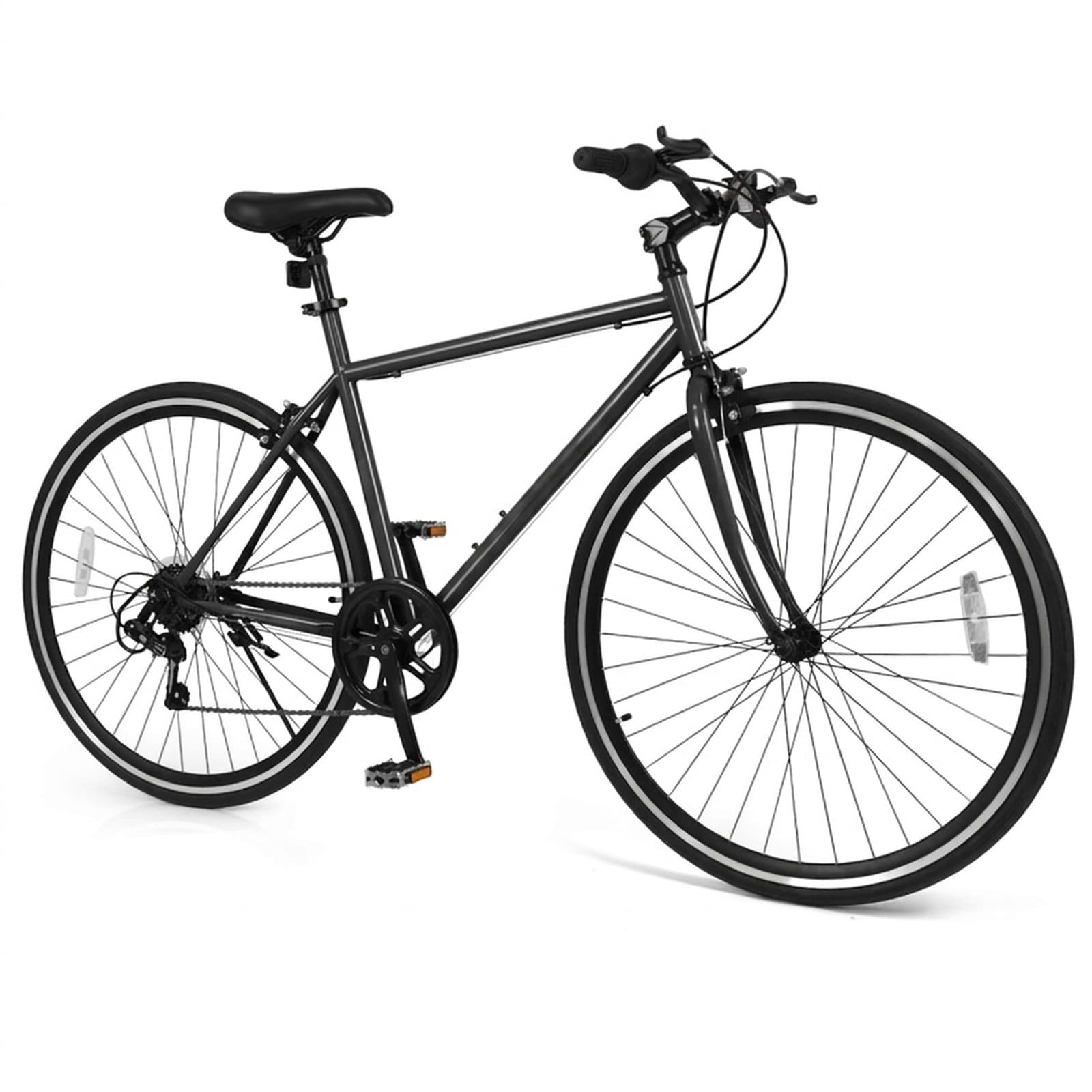 SUGIFT All-Terrain 26-in Mountain Bike 6-Speed with 220-lb Capacity Adjustable 35.5-in to 42-in Saddle for Riders 64-in to 74-in Tall #LW038SUGHY740