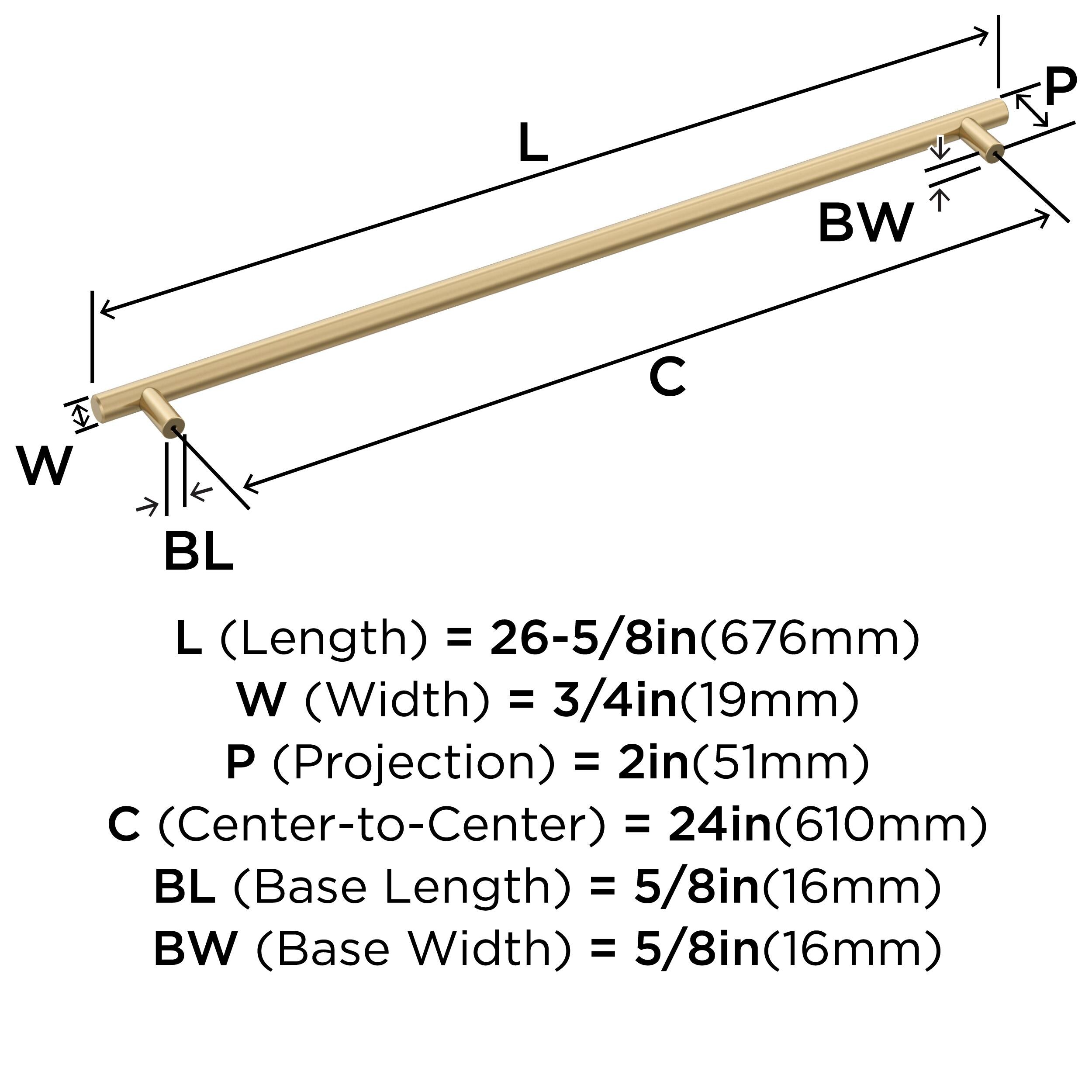 Amerock BP54026CZ Cabinet-Pulls - View #5
