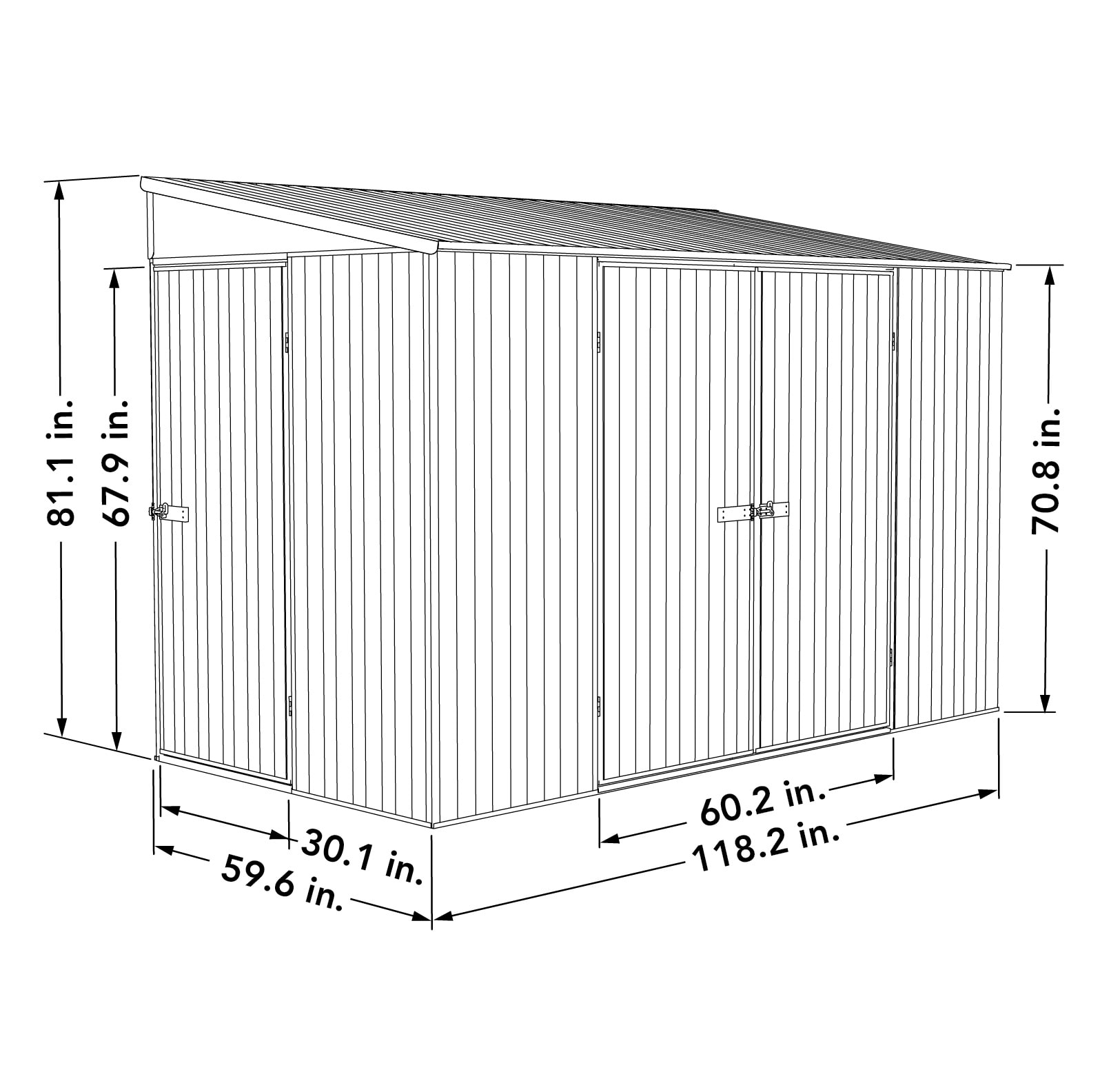 ABSCO AB1104 Metal-Storage-Buildings-Sheds - View #5