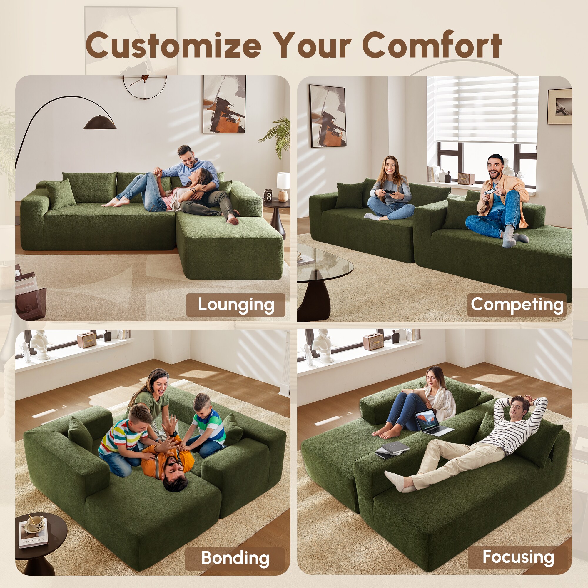 Pouuin SVI67R Sofas-Loveseats - View #7