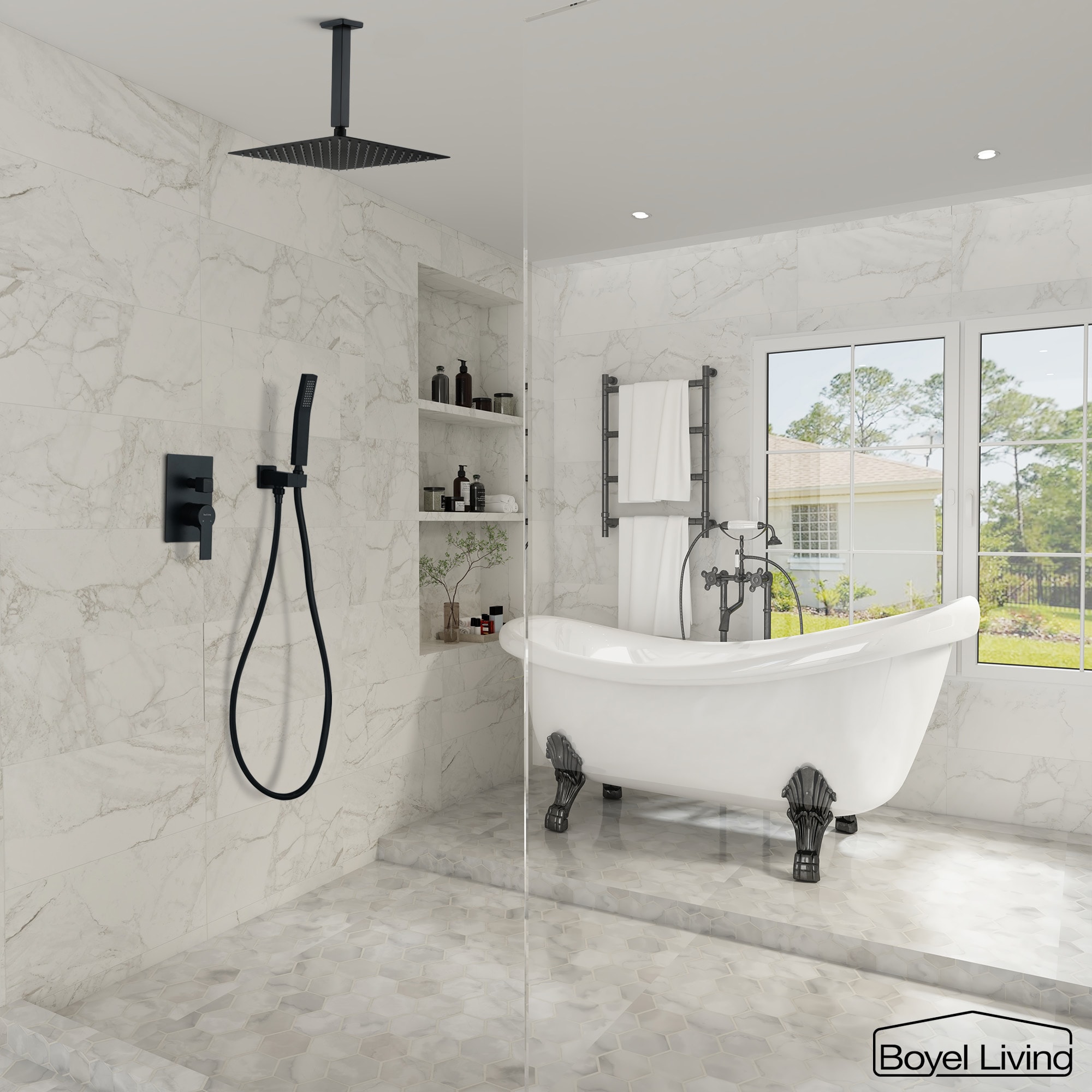 Clihome SMD-BS05B Showerhead-Bar-Panels - View #3