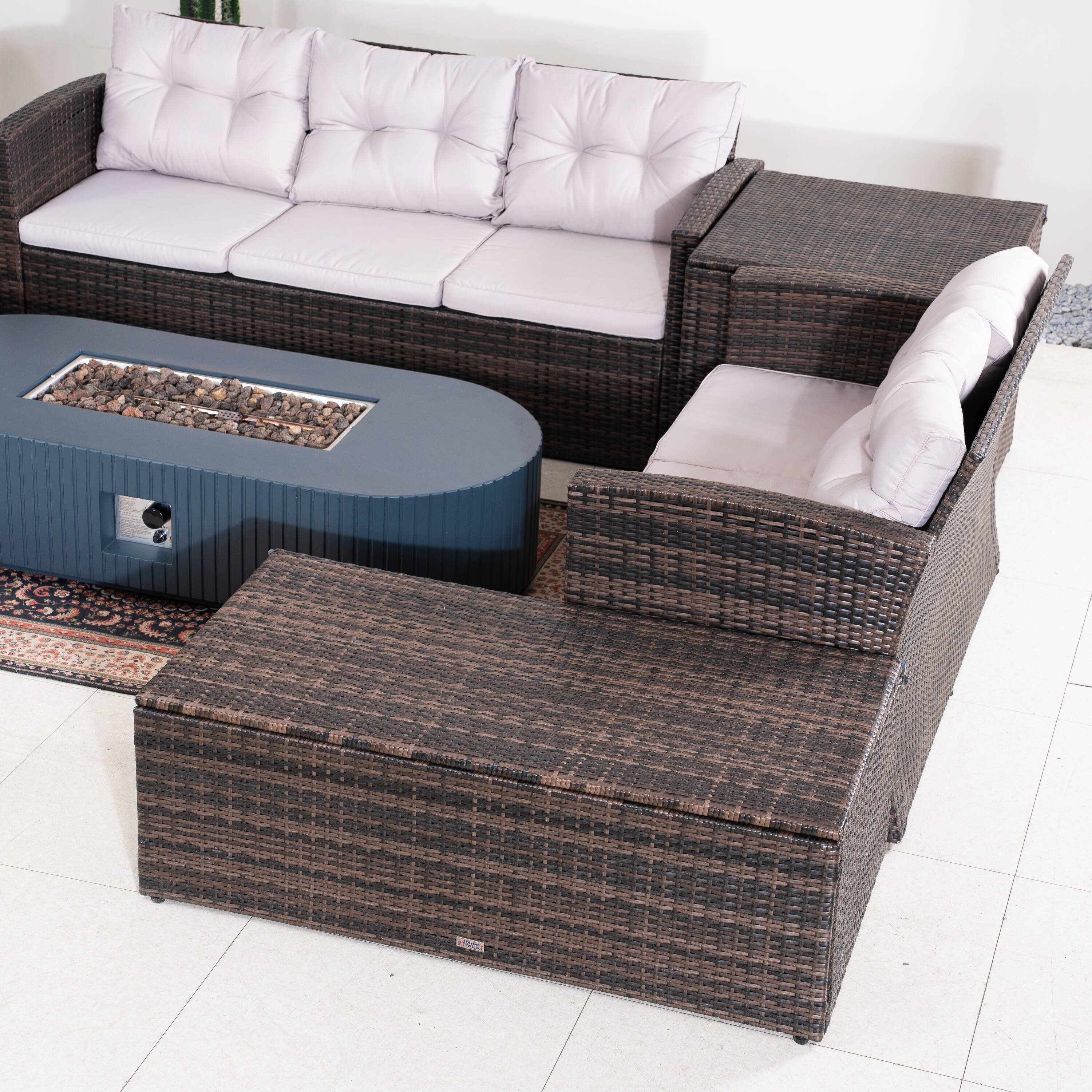 Direct Wicker DWG-15032635-BR Patio-Conversation-Sets - View #5