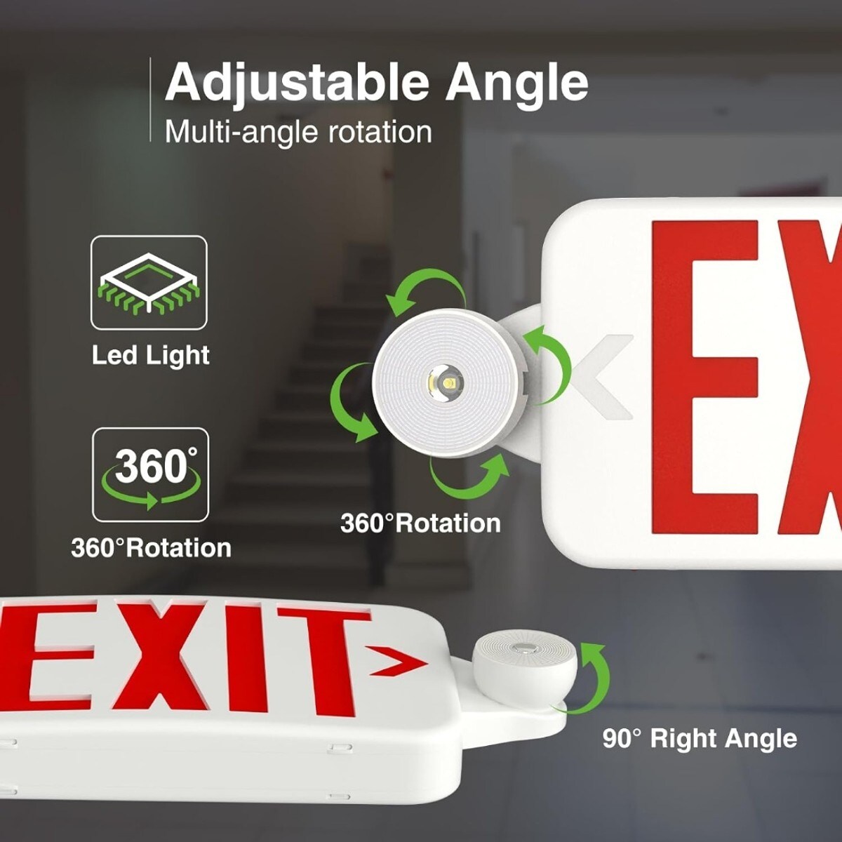 HEKCUIX LULIN-4F6F74 Emergency-Exit-Lighting - View #4