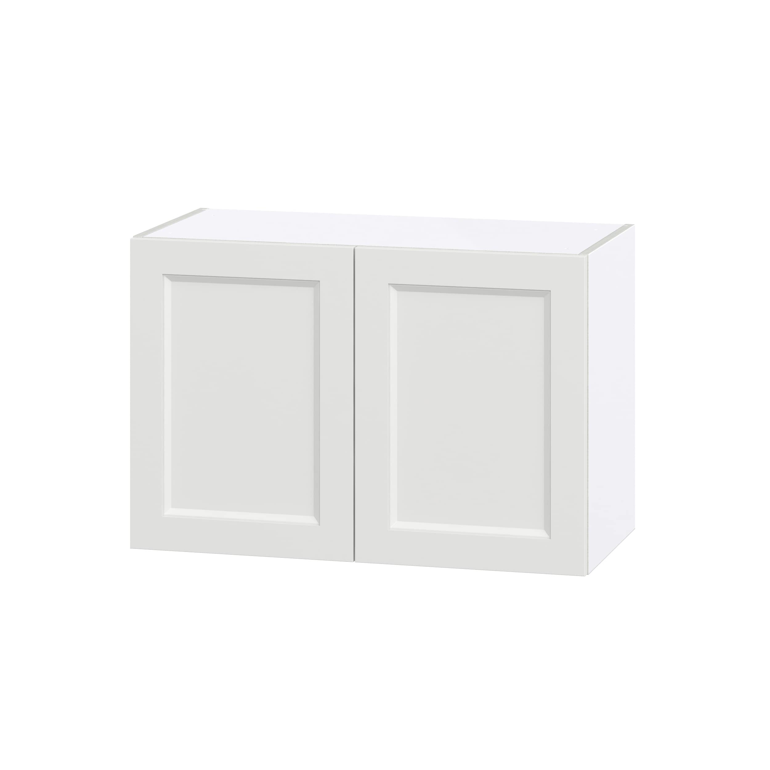Hugo&Borg DSW3020-RI Riviera 30-in W x 20-in H x 14-in D Bright White Wall Fully assembled Cabinet (Recessed Panel Shaker)