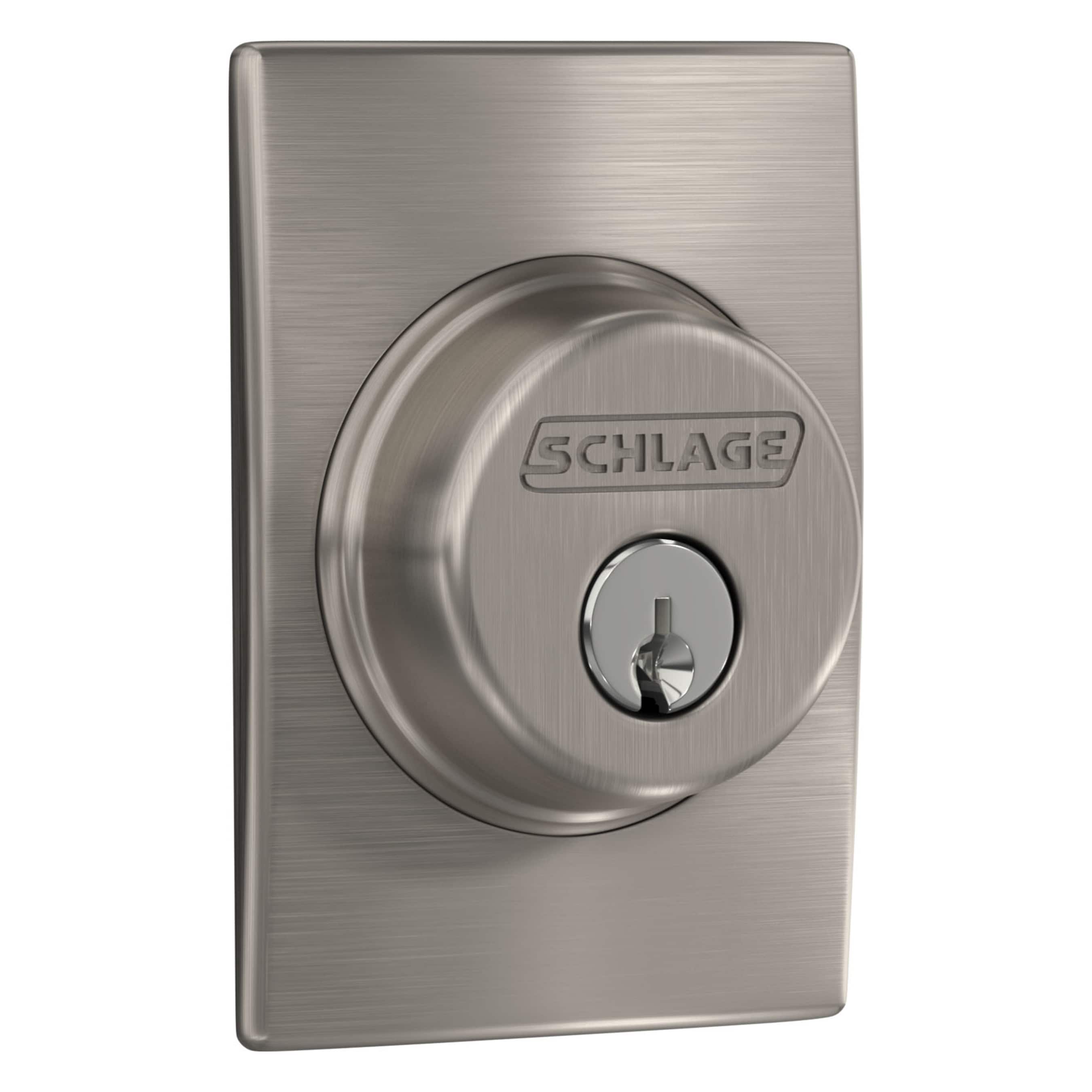 Schlage B60 N CEN 619 Door-Deadbolts - View #2