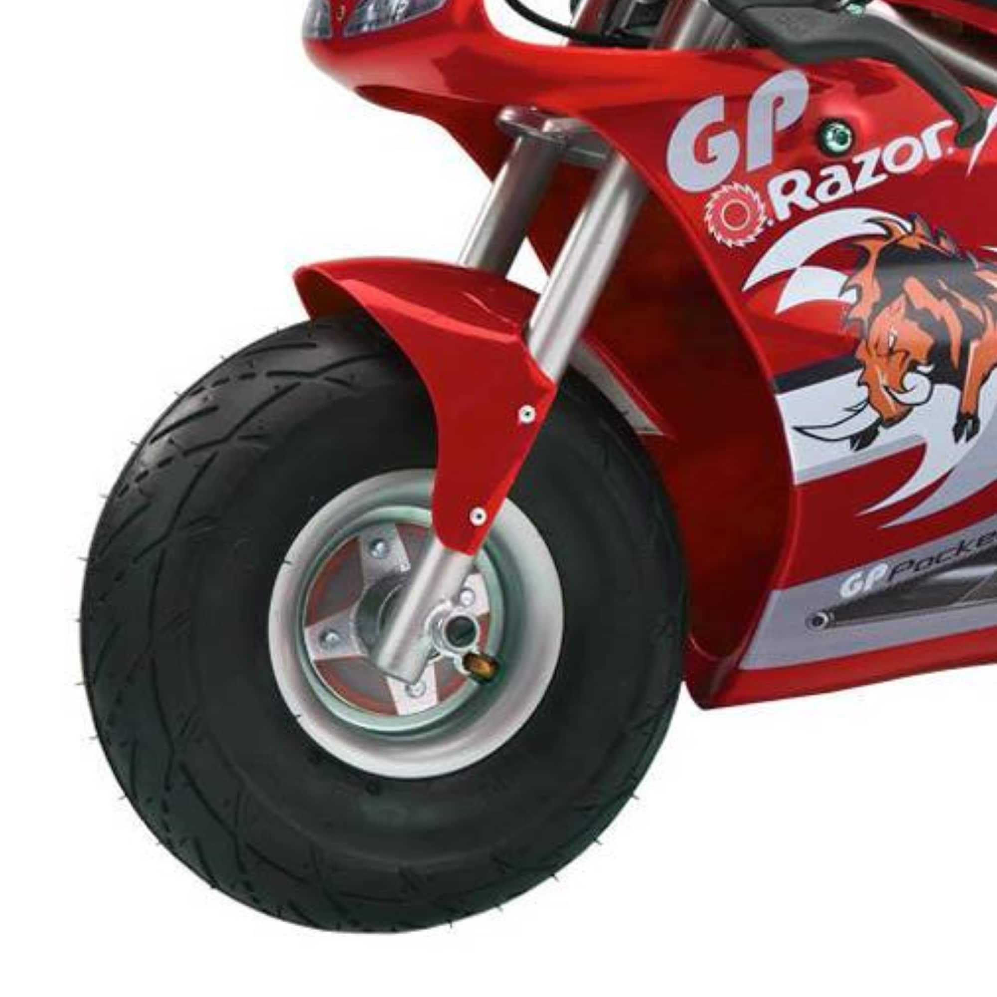 Razor Pocket Rocket Kids Mini Bike Ride On Electric Motorcycle, Red (2  Pack) in the Scooters department at