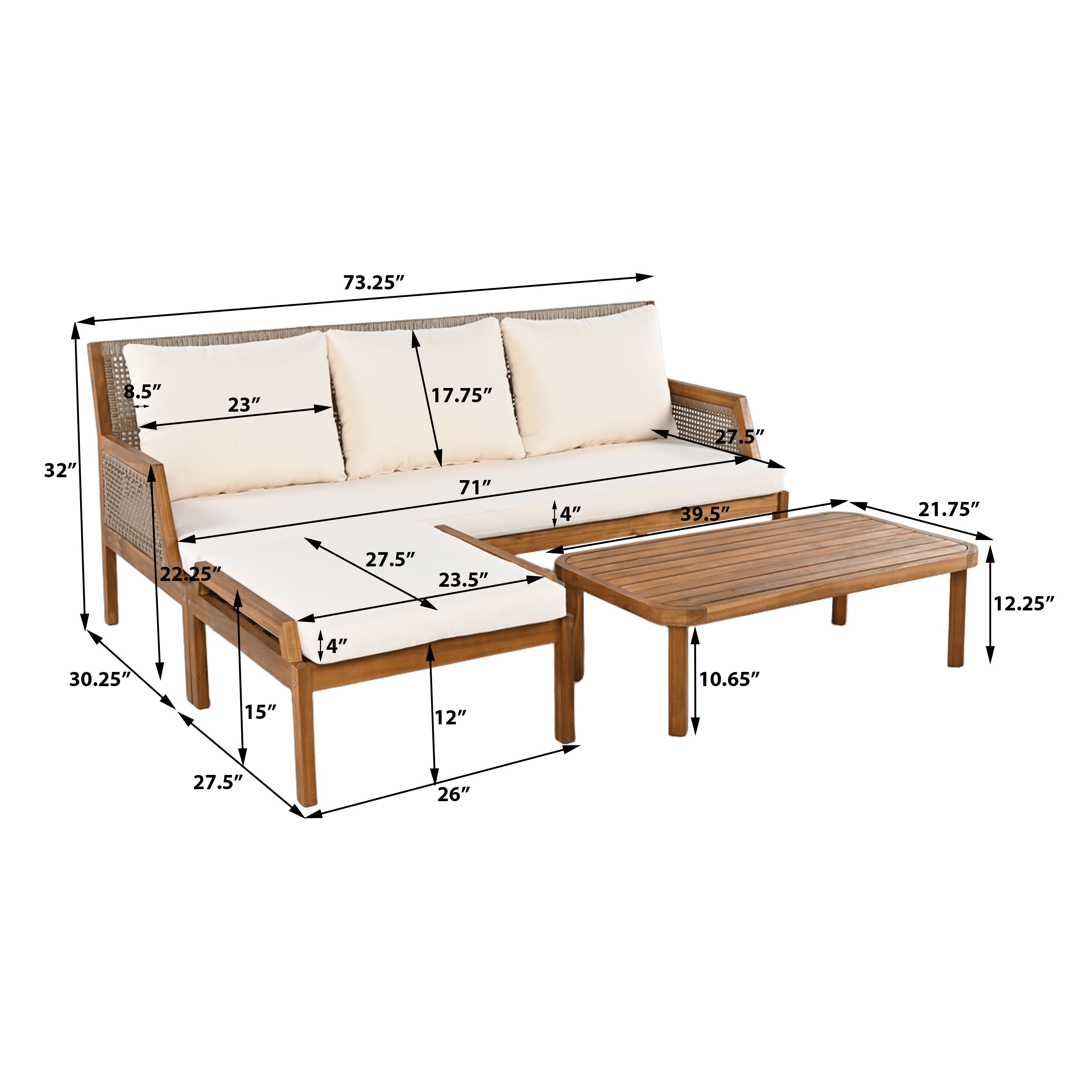 Christopher Knight Home 326309 Patio-Conversation-Sets - View #13