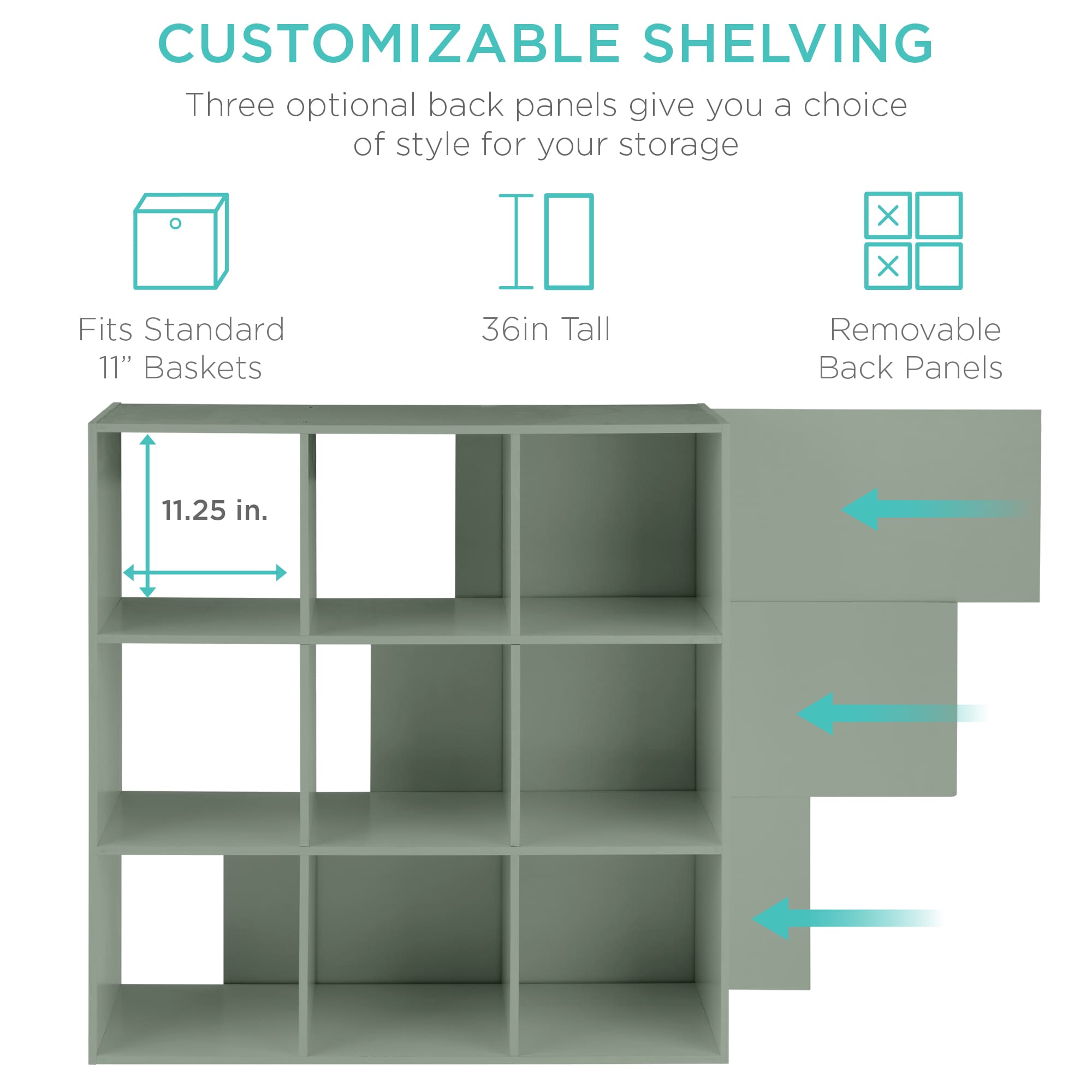 Best Choice Products SKY8721 bookcases - View #3