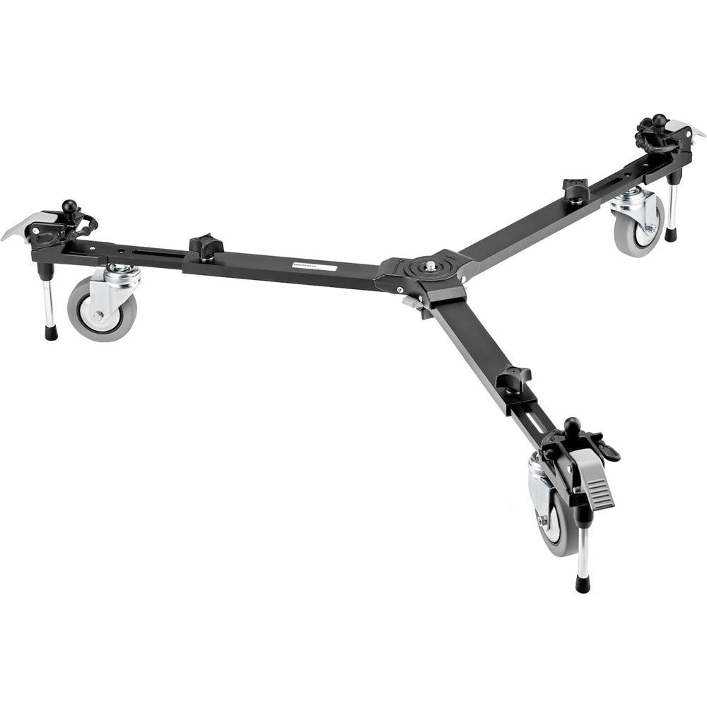  TCNCD389596 Manfrotto MAN-MDOLLYVRUS Variable-Spread- Virtual Reality- Adjustable Tripod Dolly