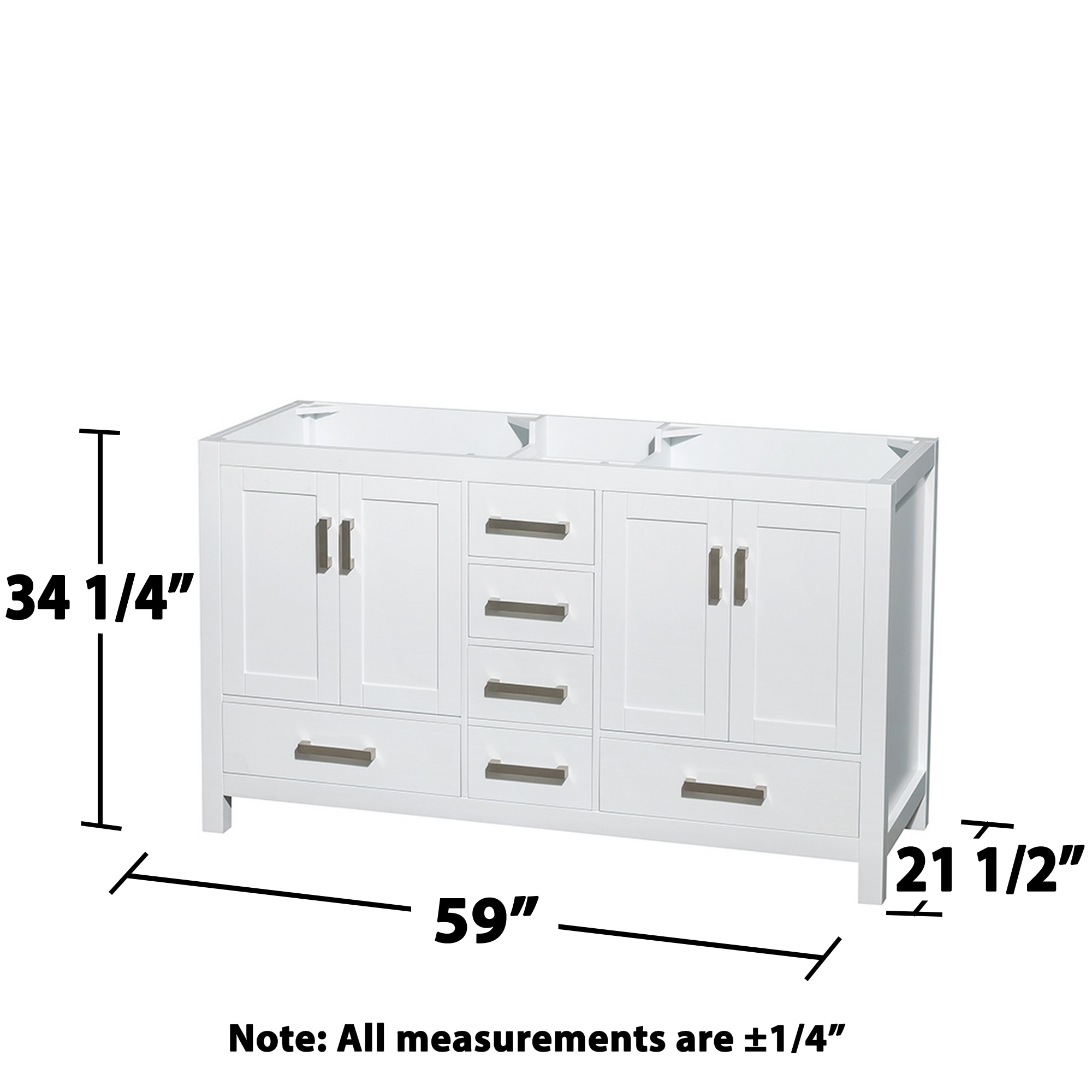 Wyndham Collection WCS141460DWHCXSXXMXX vanities - View #2
