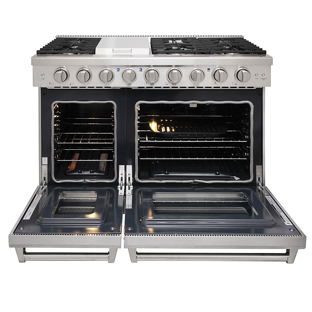 KOSTCH KOS-48RG03MLP-S Double-Oven-Gas-Ranges - View #2