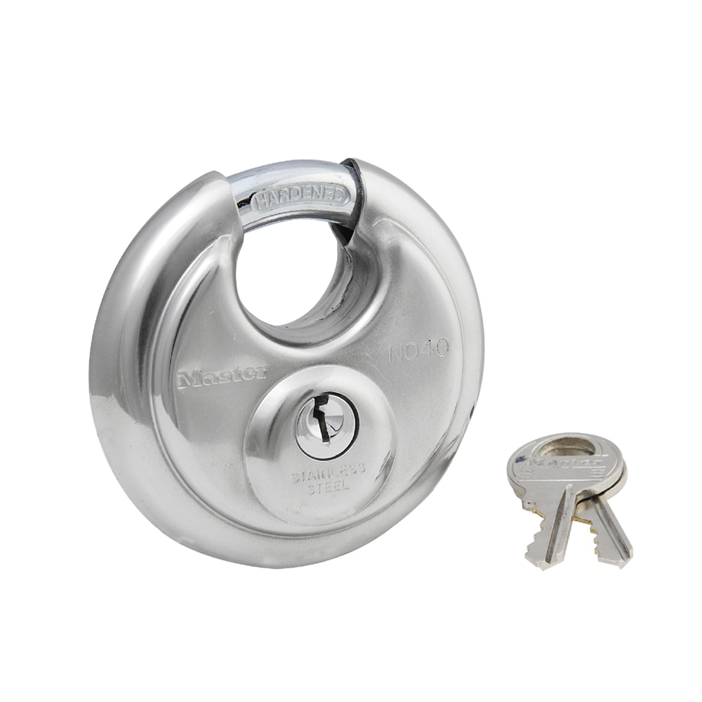 Master Lock 40KADHC Shrouded Outdoor Keyed Padlock, 2-3/4-in Wide x 5/8-in Shackle