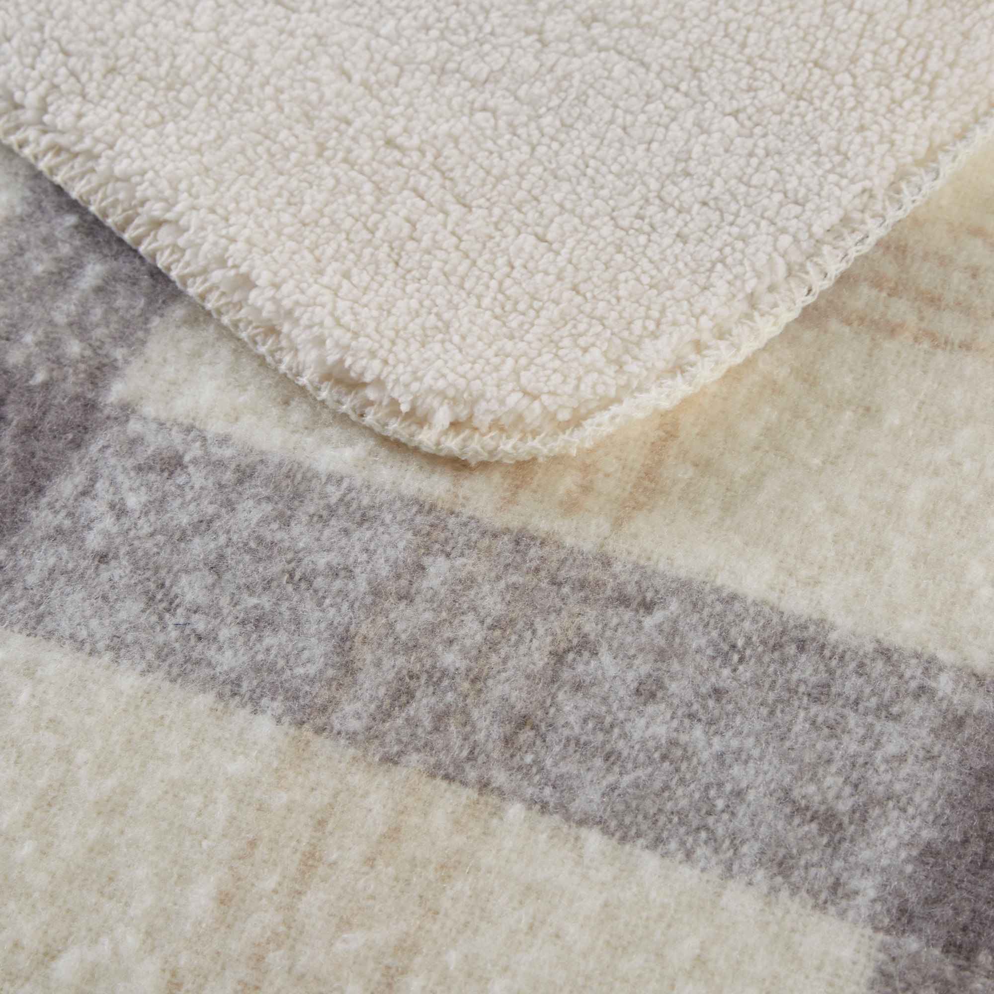 Bloomington 50"x60" Plaid Faux Mohair Sherpa Throw Blanket
