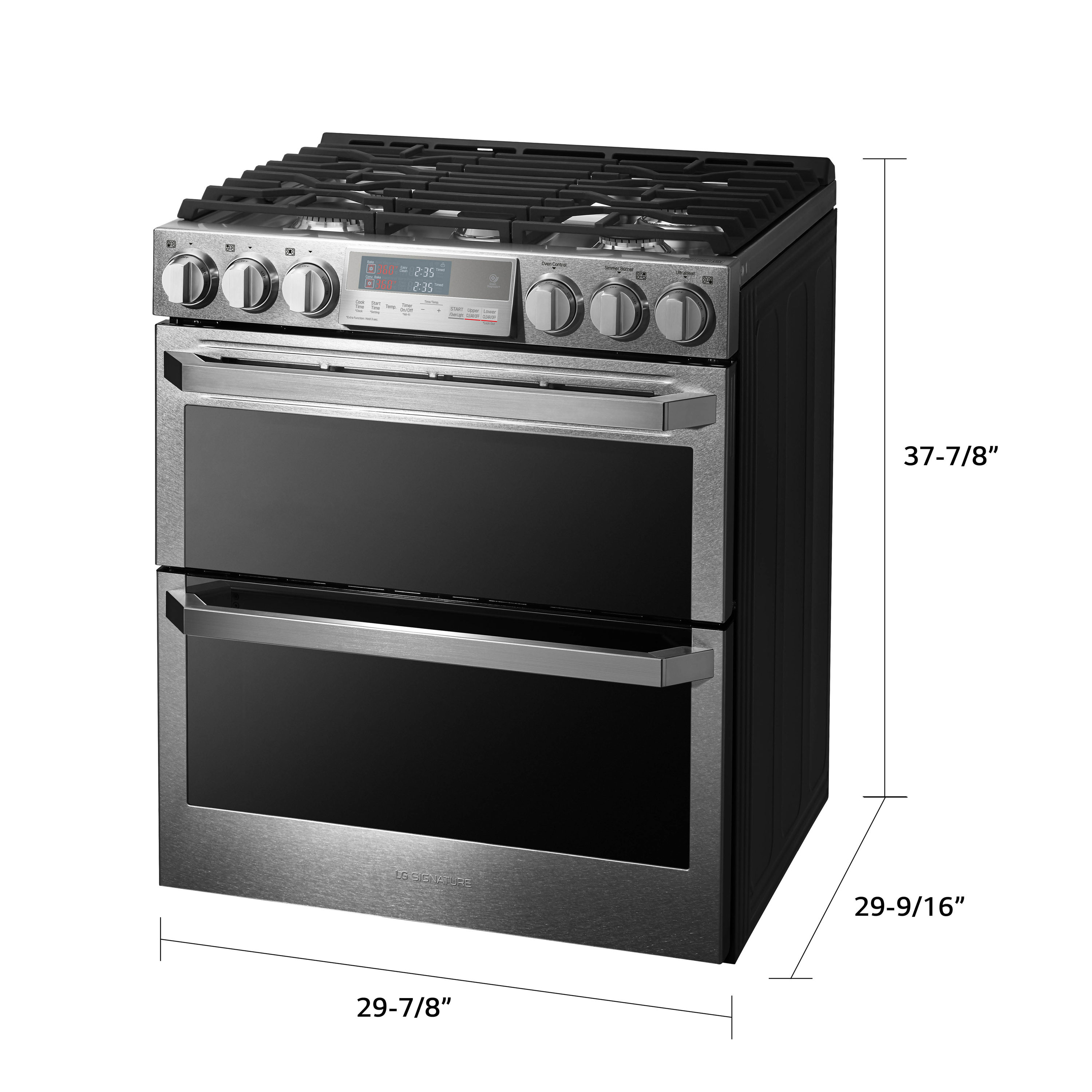 lg signature gas range double oven