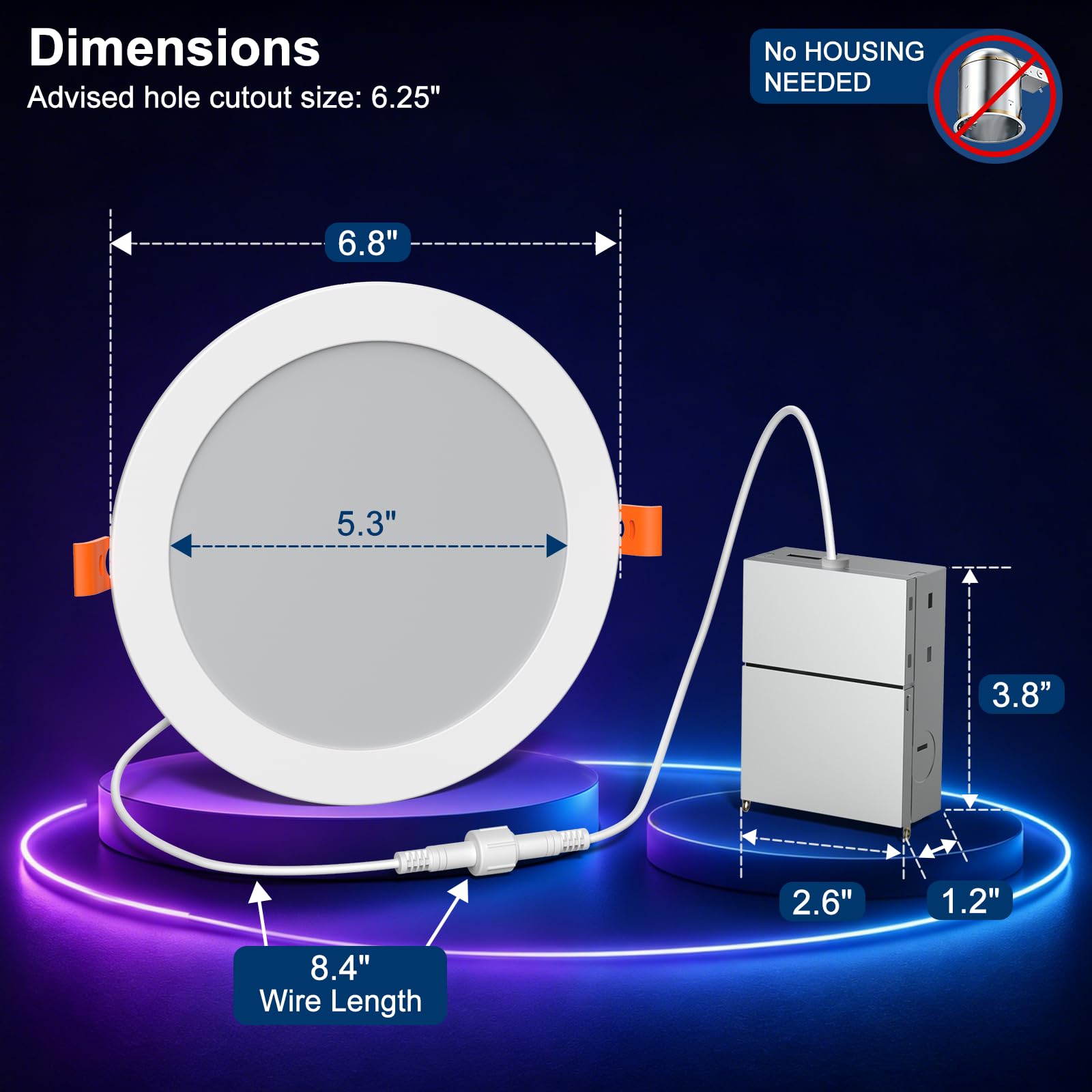 Anqtovp LAN0812N057 Led-Retrofit-Downlight - View #3
