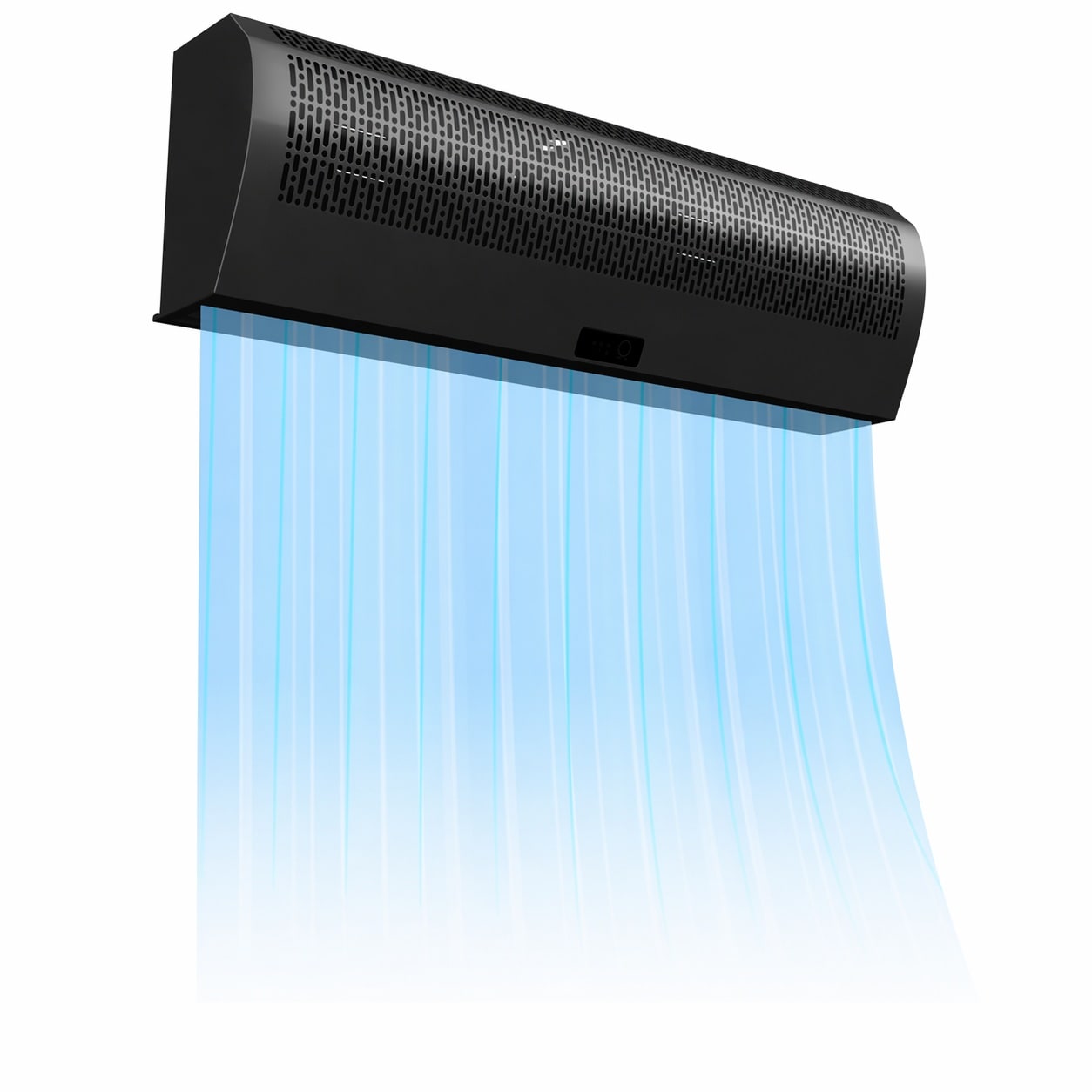 Phyfalip  36 Inch Air Curtain for Doors Powerful Air Door Fan with Magnetic Switch Keeps Bugs Flies Out for Home Restaurant Garage Shop