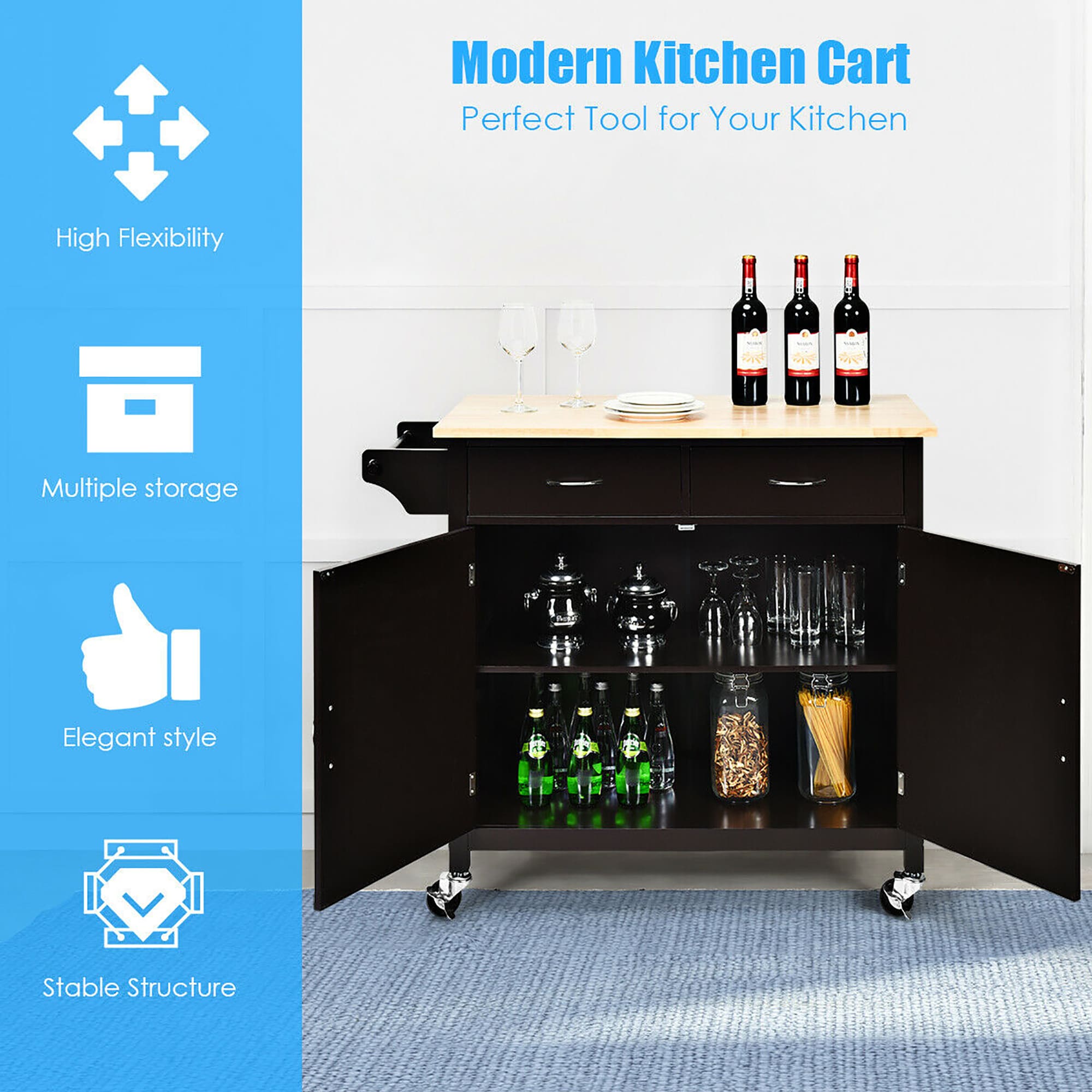 Costway CSHY006572 Kitchen-Furniture - View #6